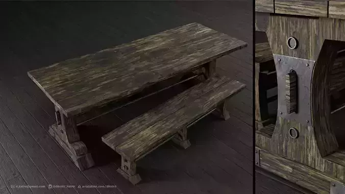 Wooden Table - 4k Textures