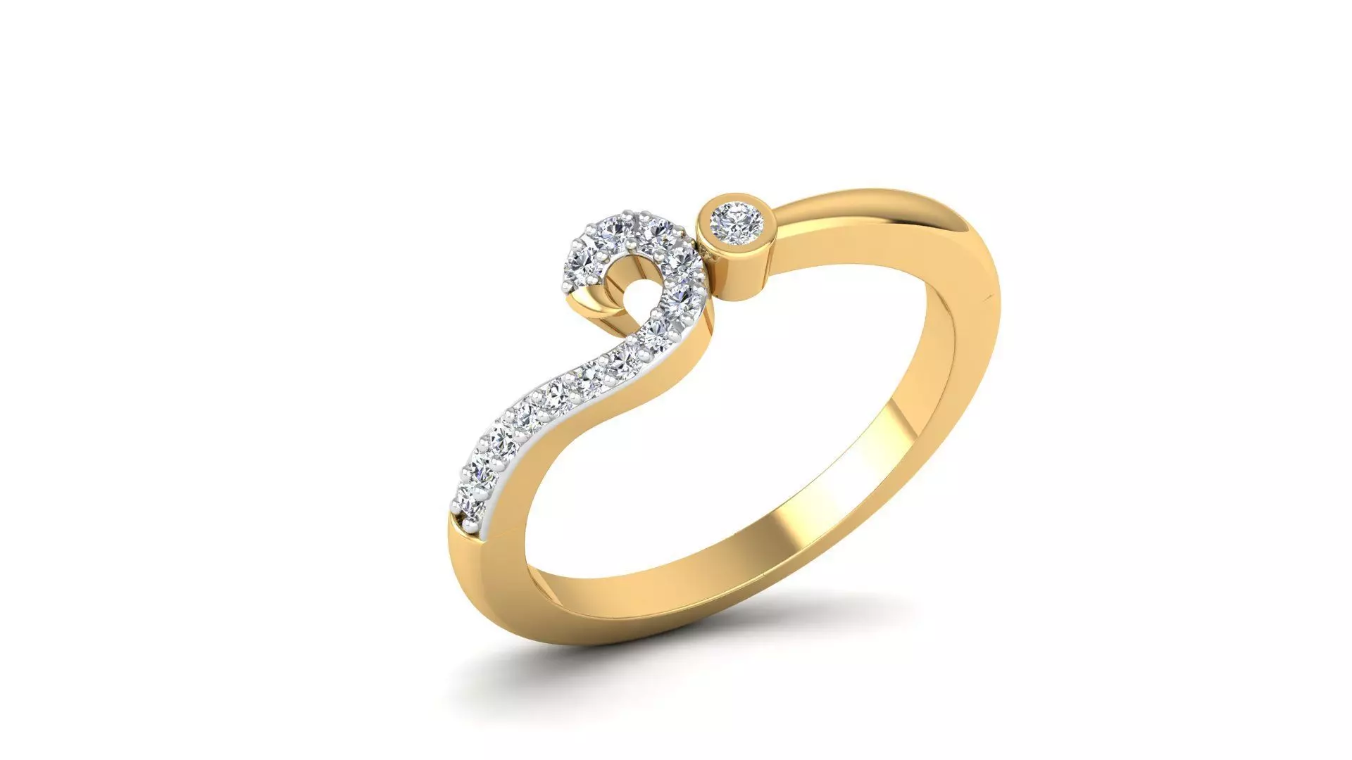 ring weight less daimond spark 3D print model