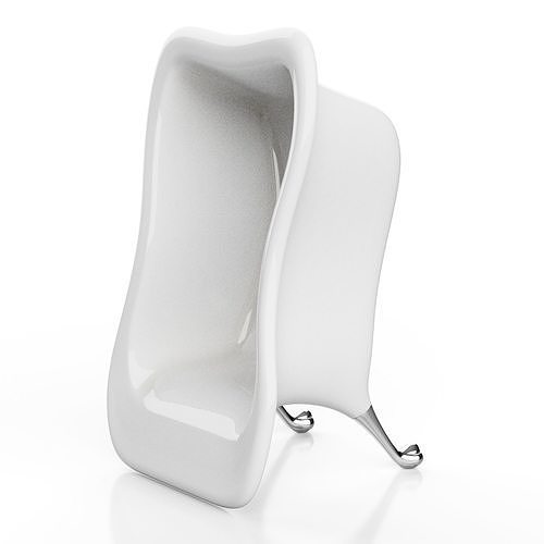 Seatub toilet seat with metal legs 3D model