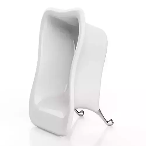 Seatub toilet seat with metal legs