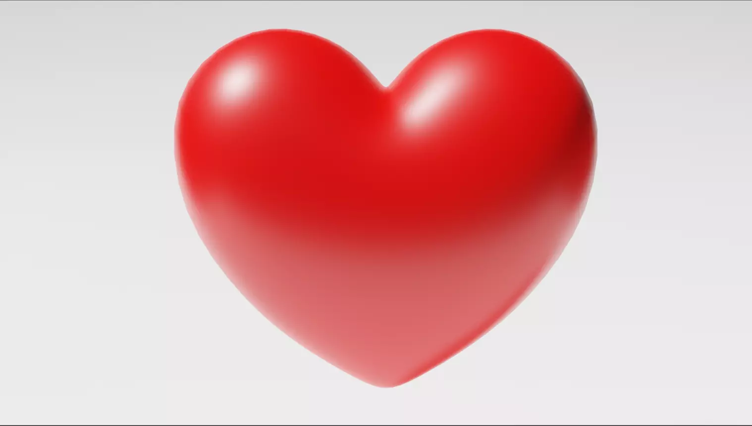 Heart Low-poly 3D model_0