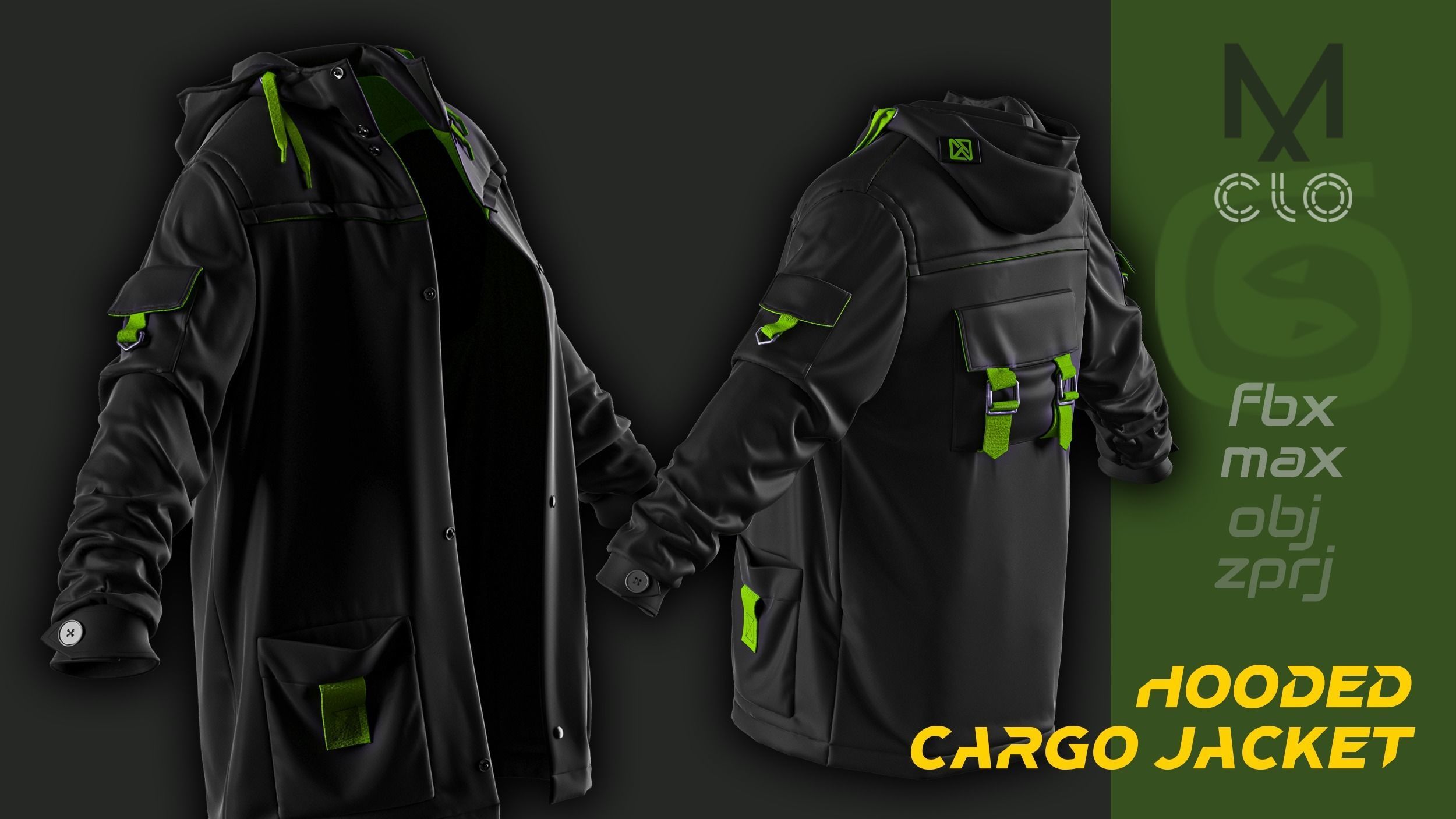 Men Street Wear Gang Style 3D model_6