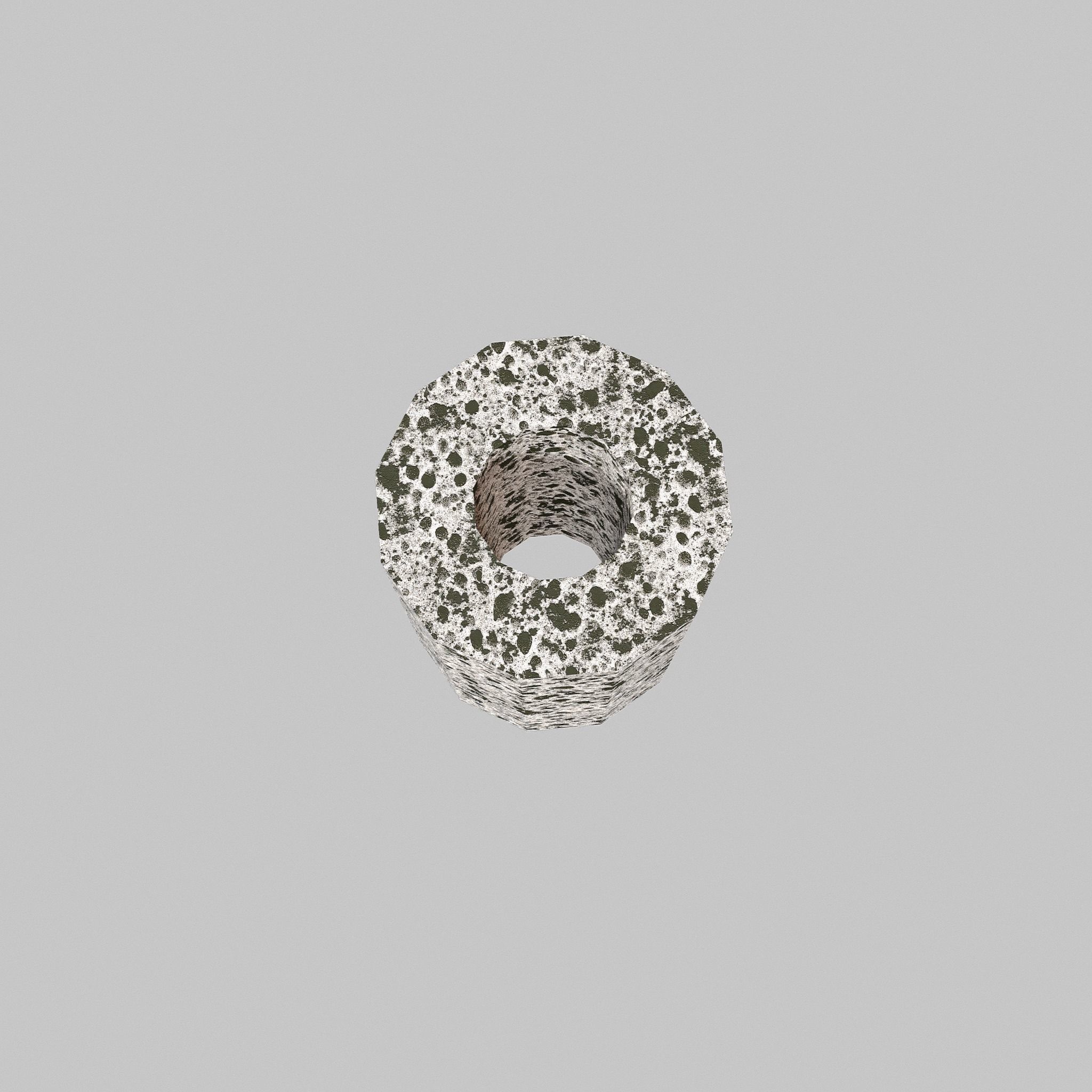Biotube speckled candle holder 3D model_6