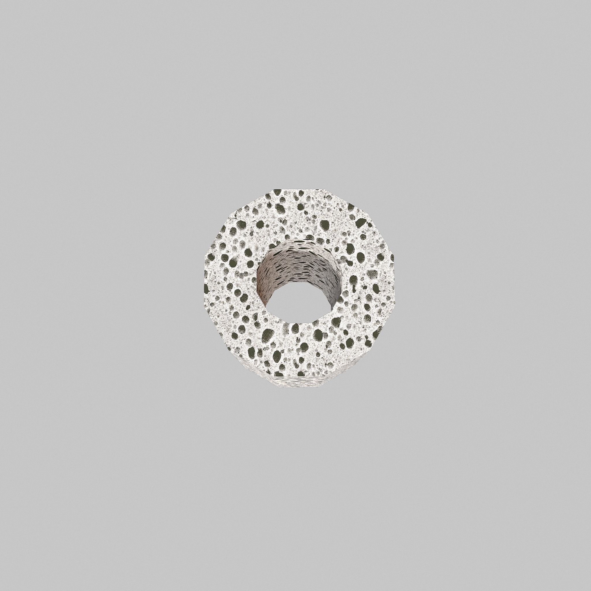 Biotube speckled candle holder 3D model_8