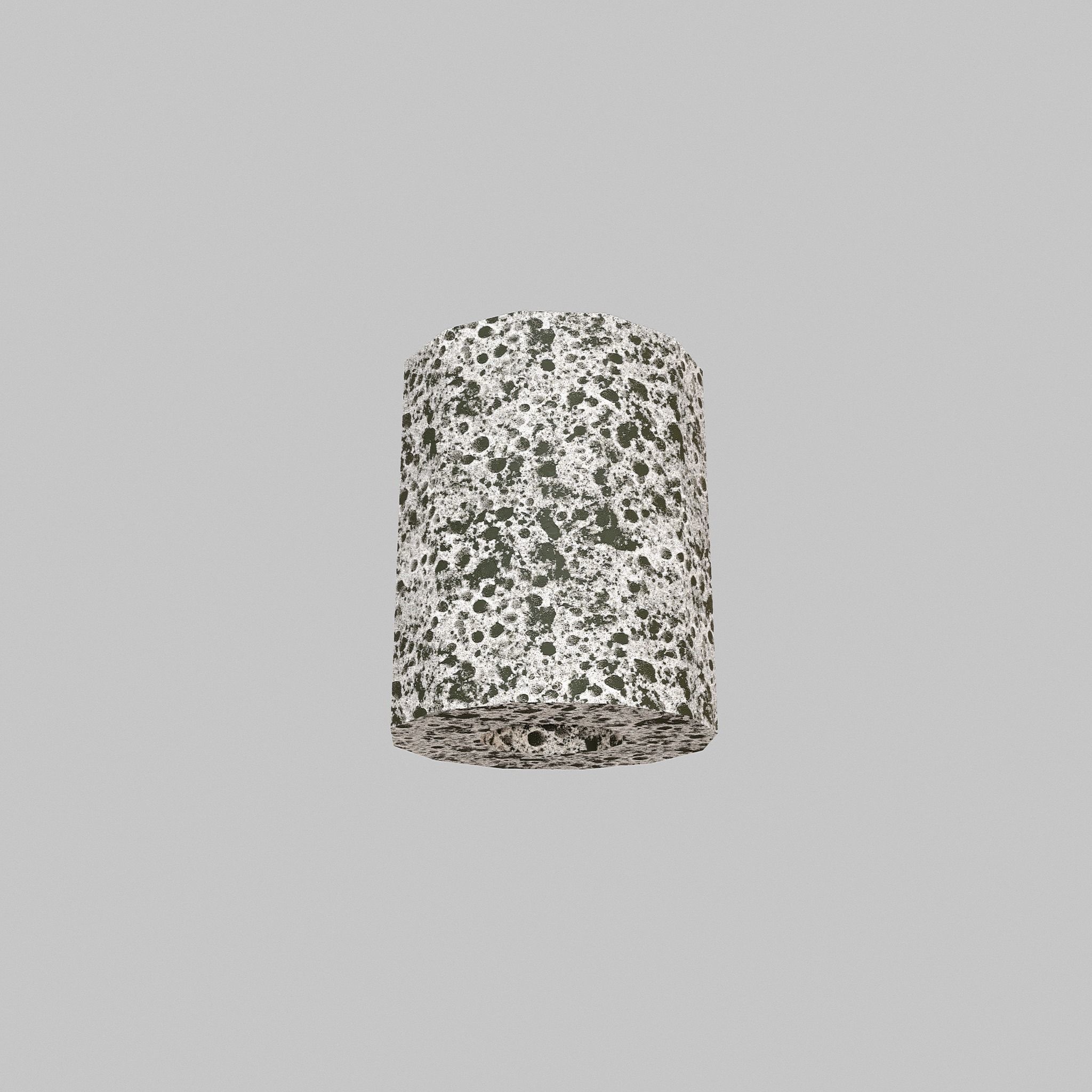 Biotube speckled candle holder 3D model_7