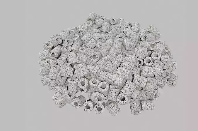 Biotubes pile of gravel