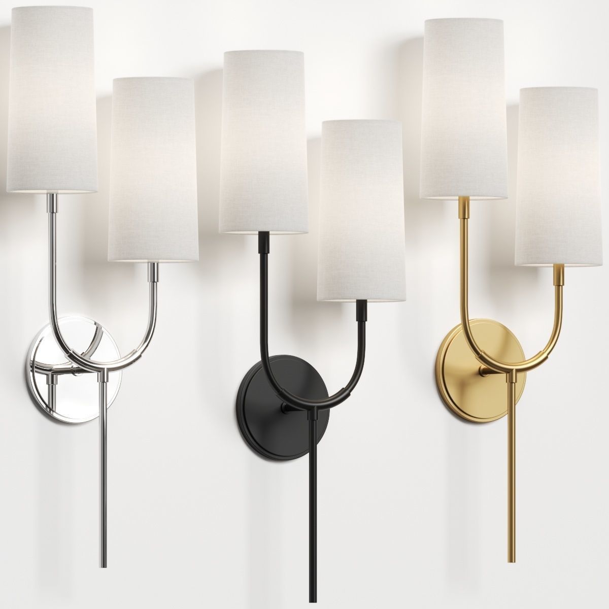 Lulu and Georgia Sassa Sconce Wall lamp 3D model_1