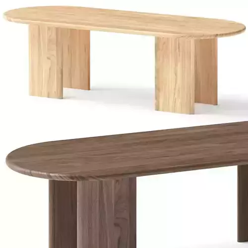 Lulu and Georgia Nausica Oval Dining Table