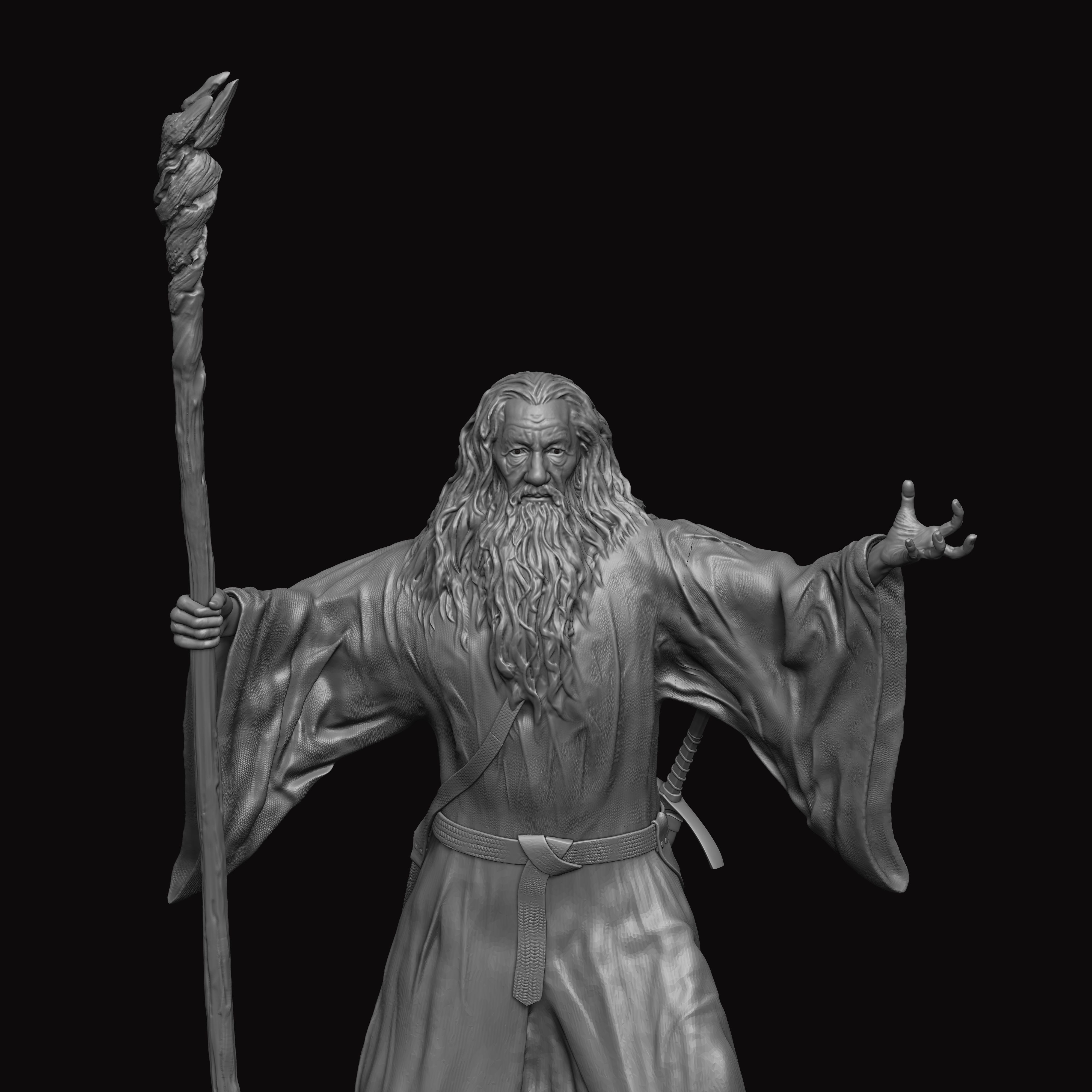 Gandalf The Grey 3D print model_2