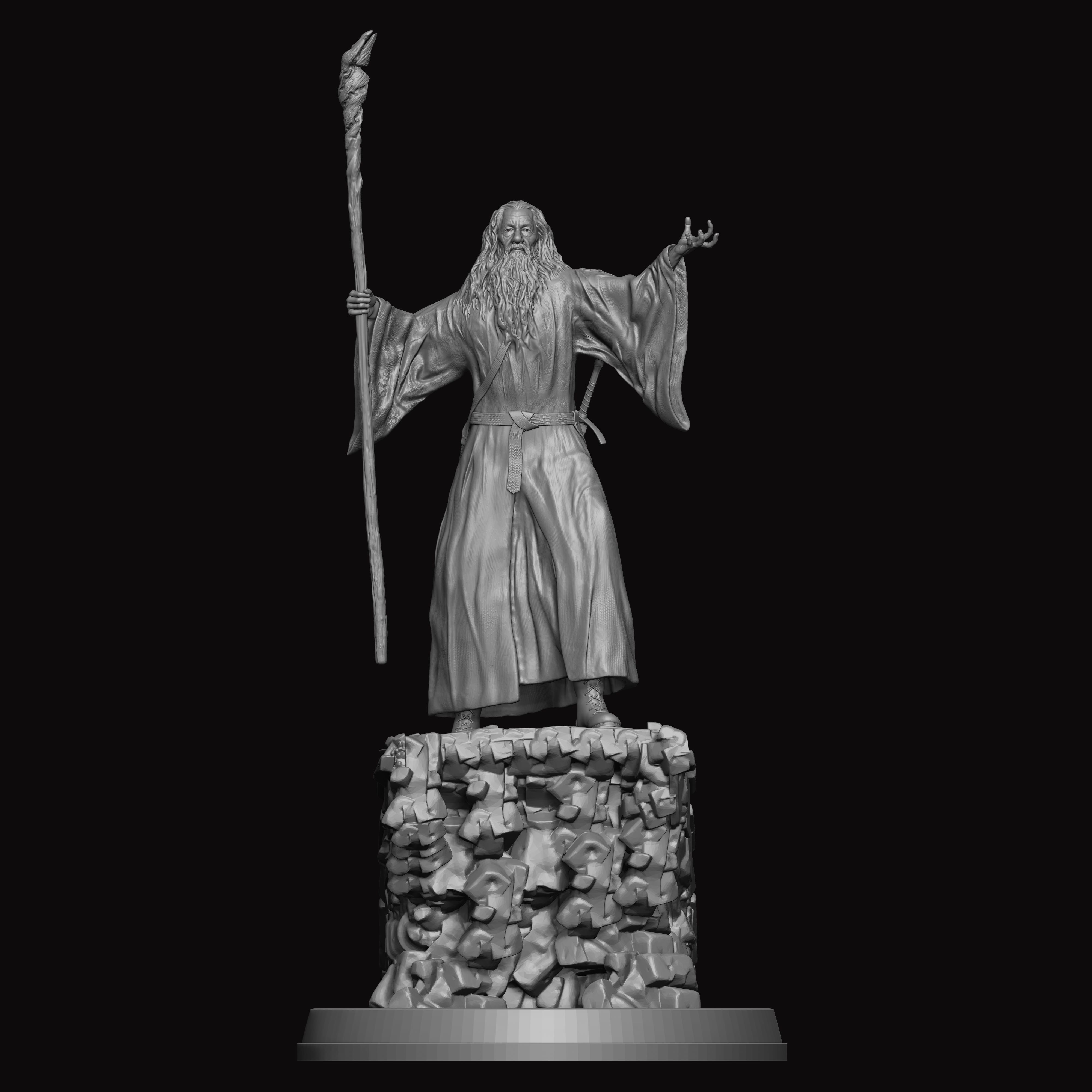 Gandalf The Grey 3D print model_6