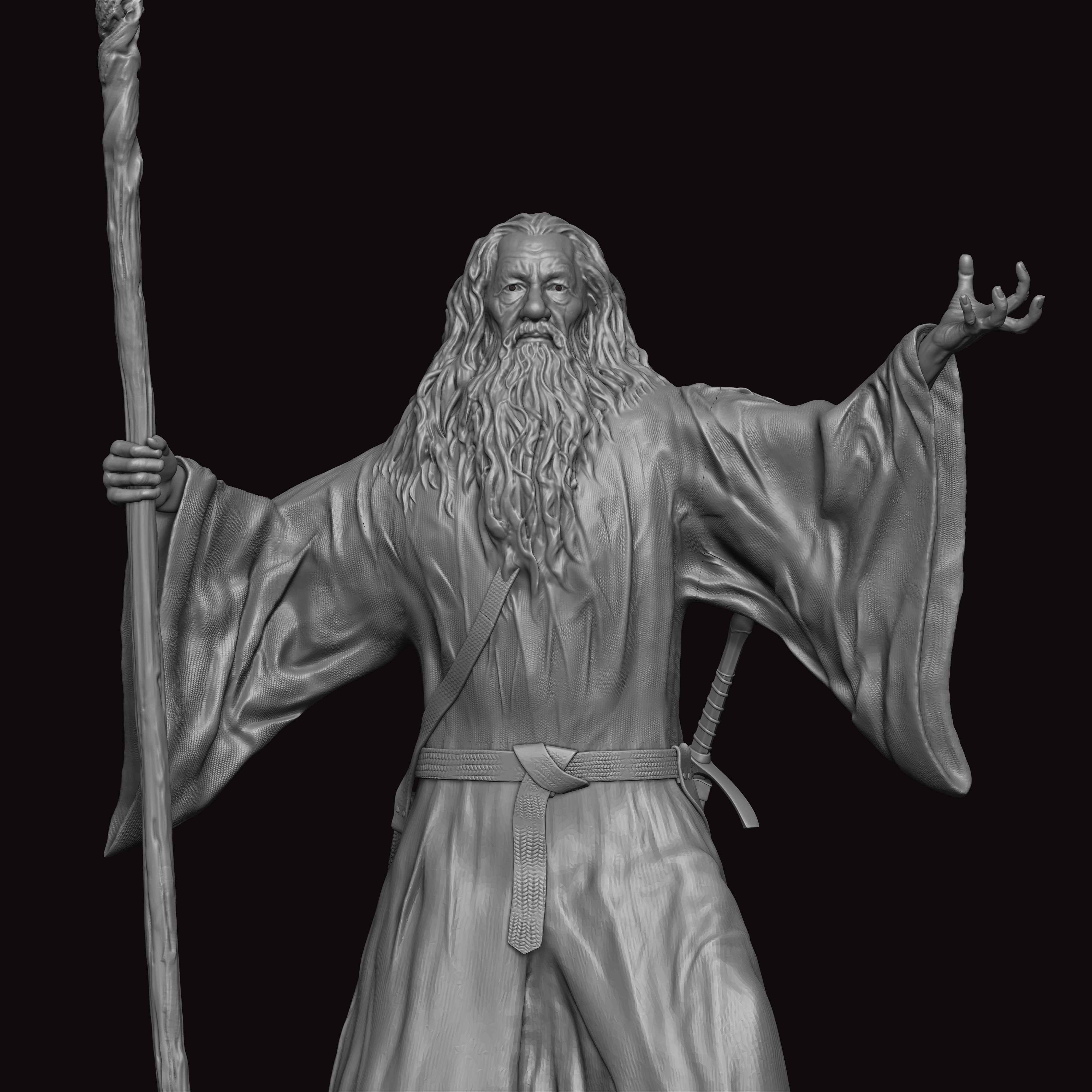 Gandalf The Grey 3D print model_13