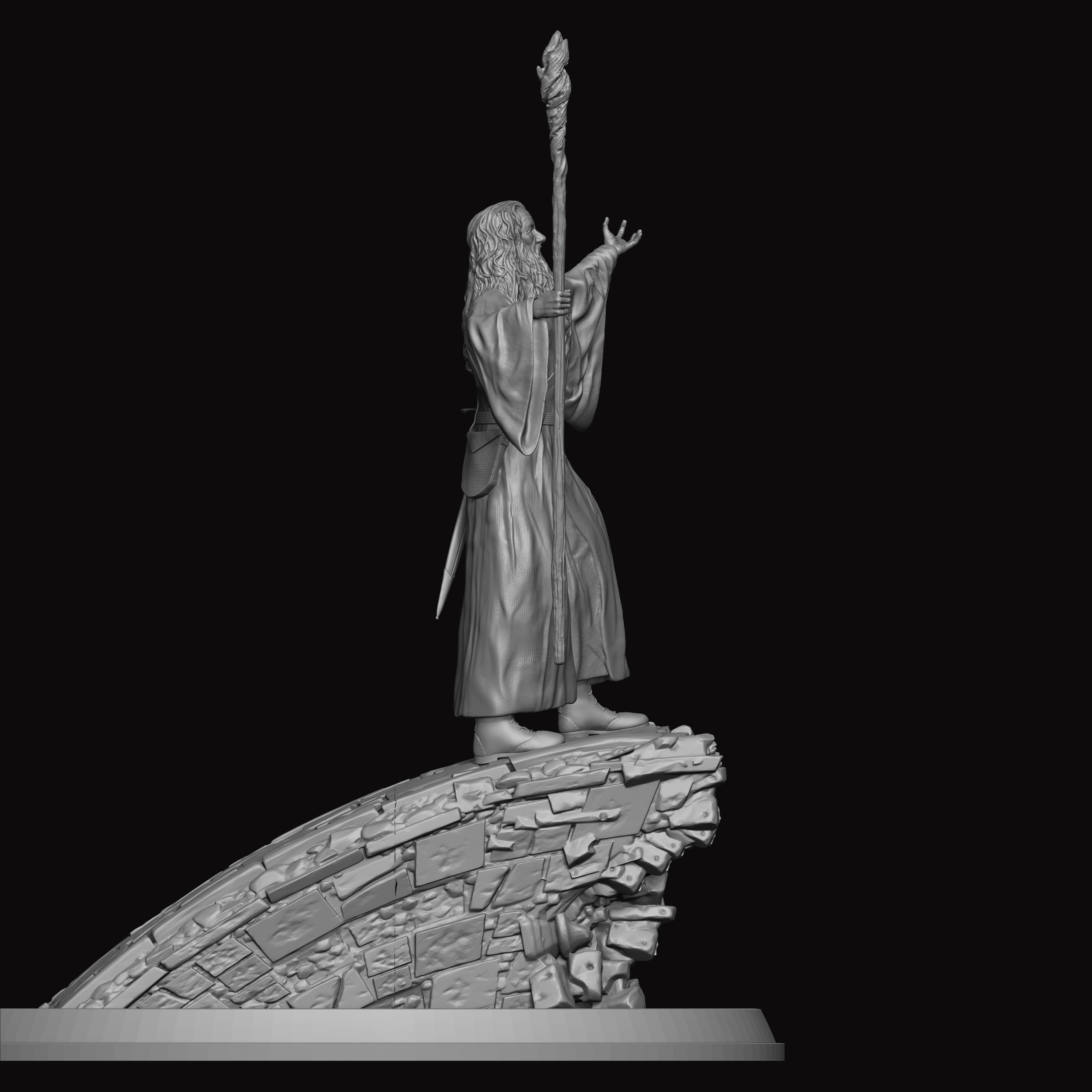 Gandalf The Grey 3D print model_7