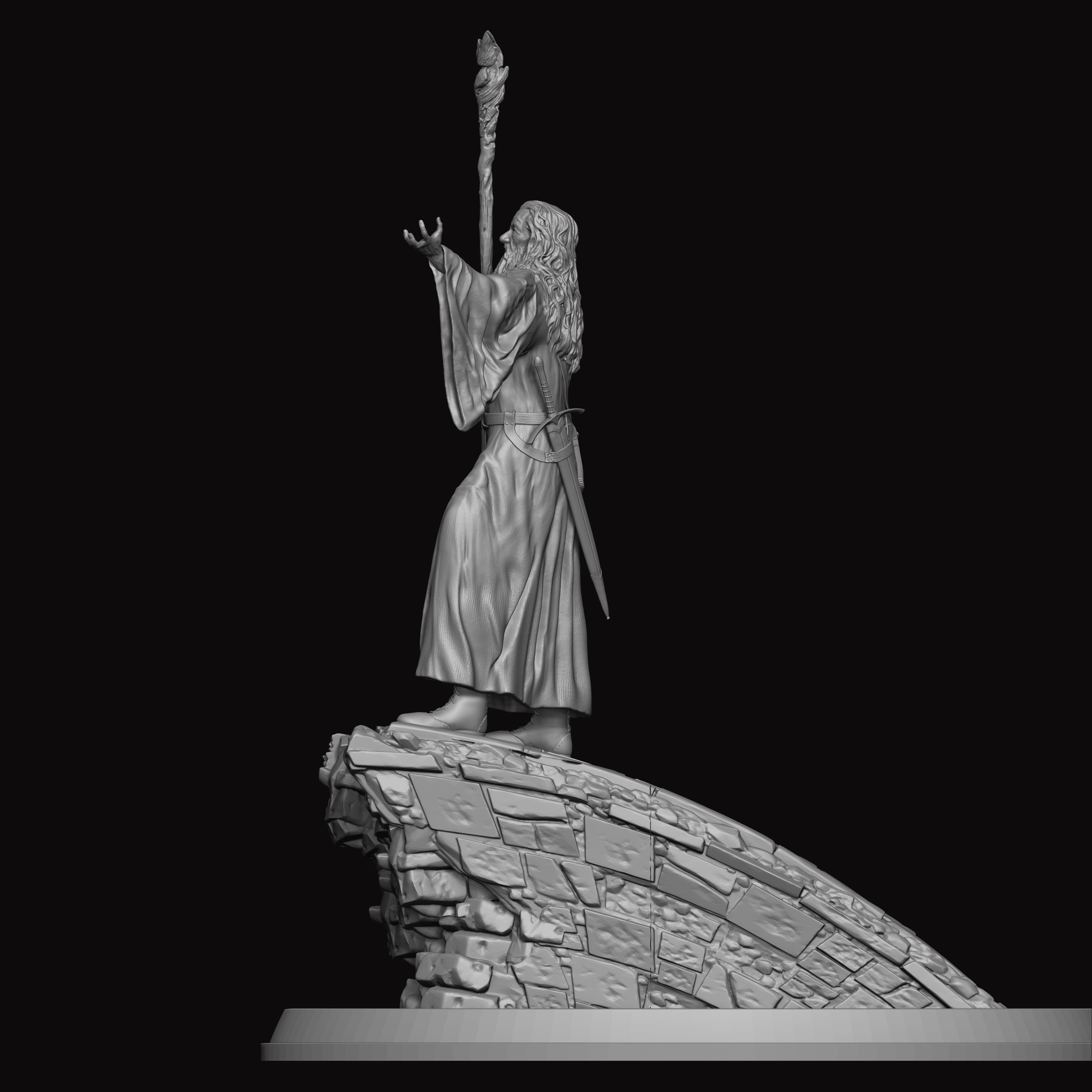 Gandalf The Grey 3D print model_11