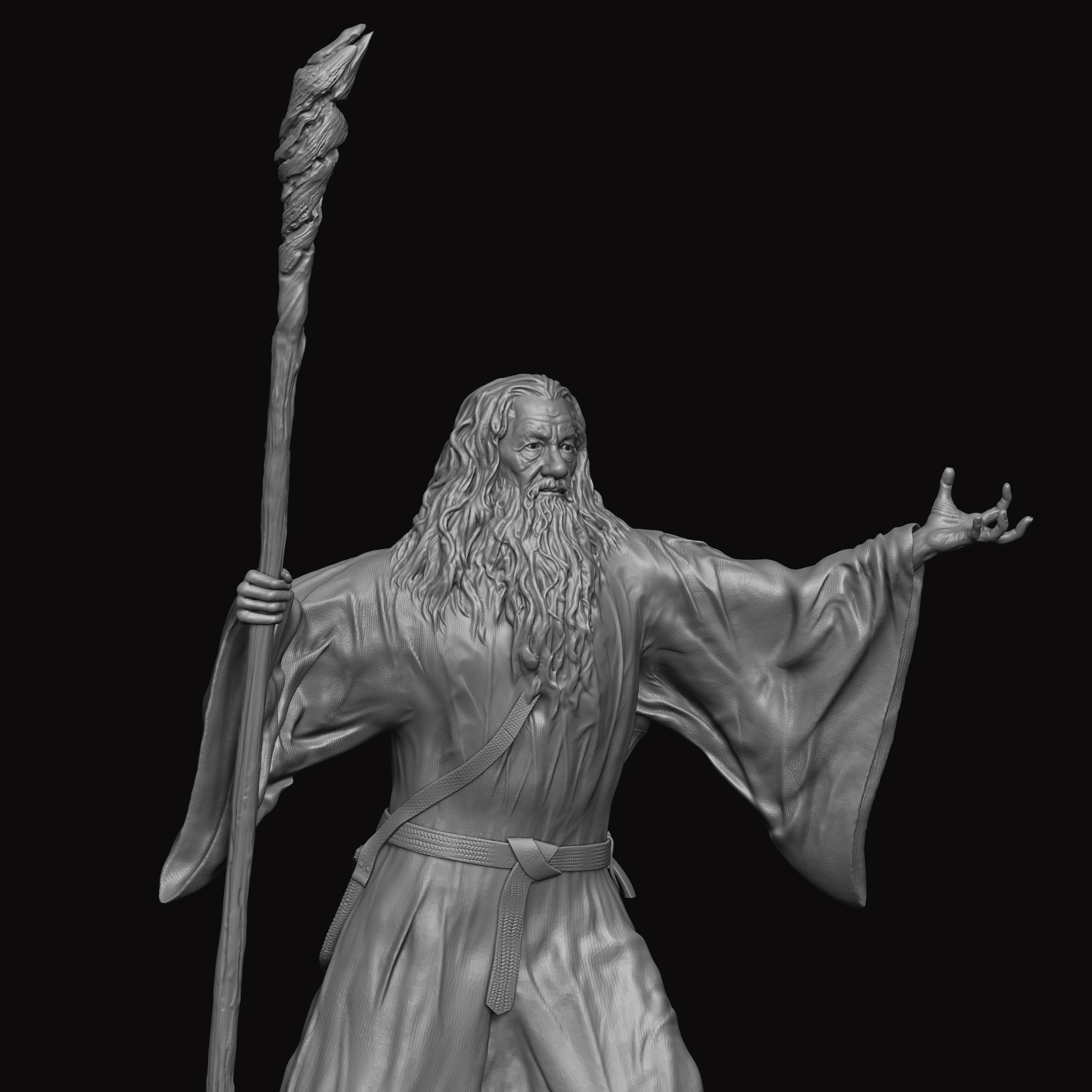 Gandalf The Grey 3D print model_1