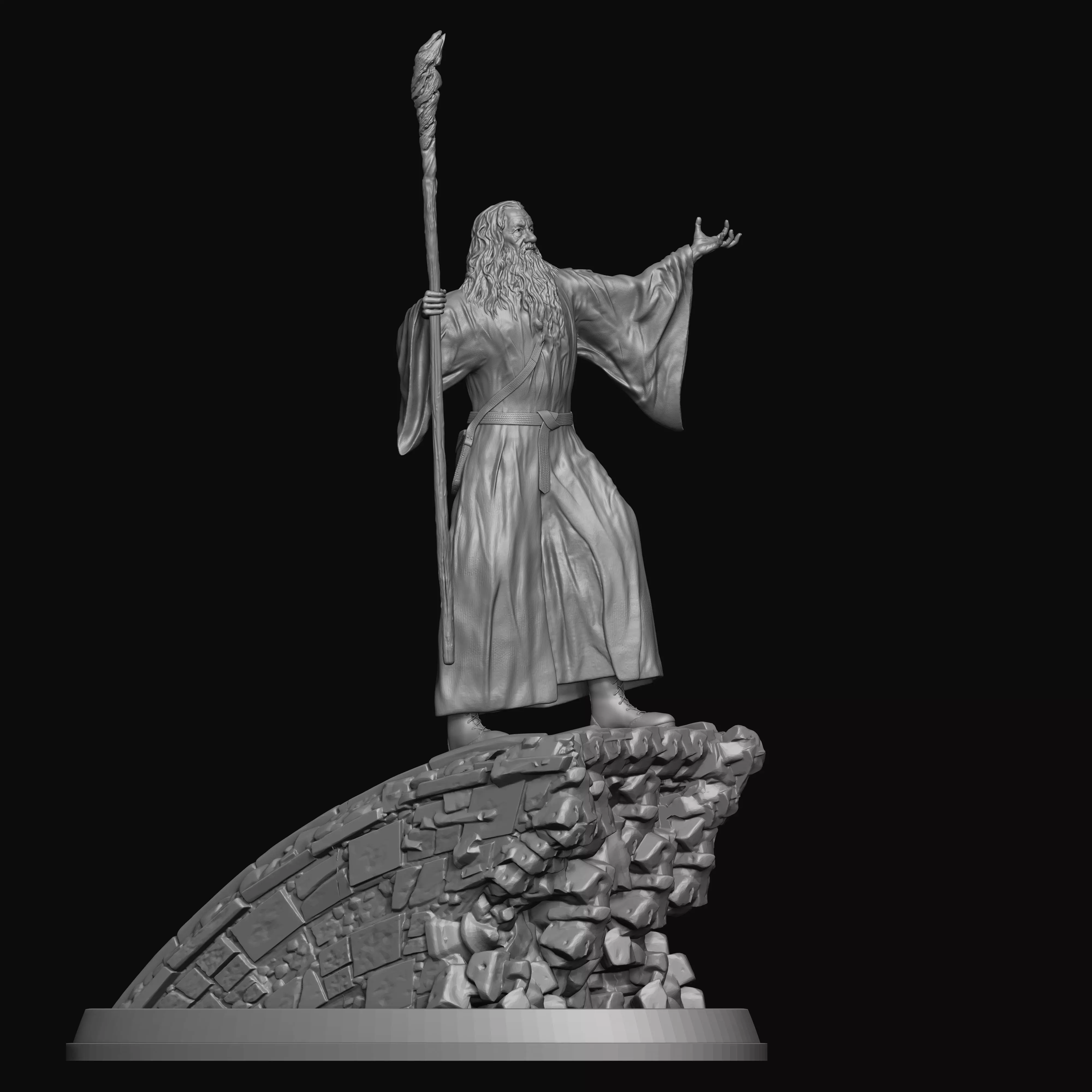 Gandalf The Grey 3D print model_0