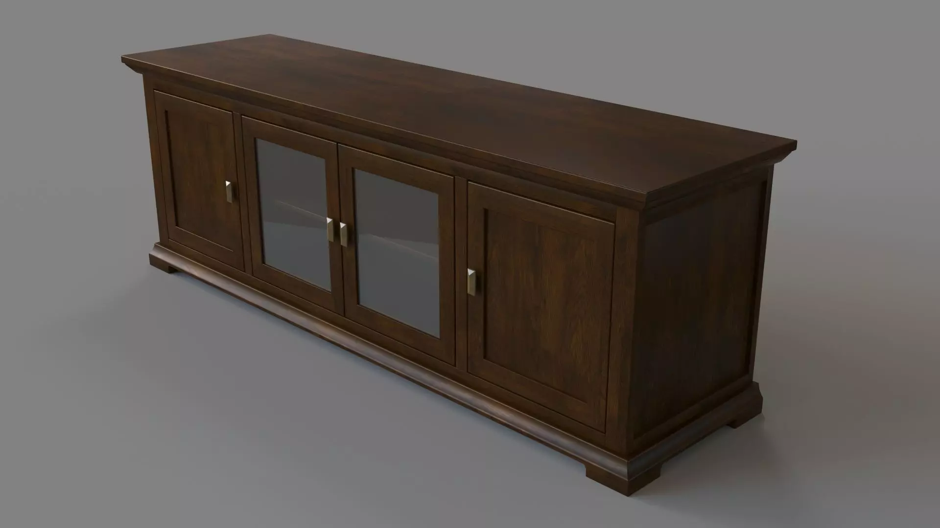 Crowne 72 Media Console 3D model_0