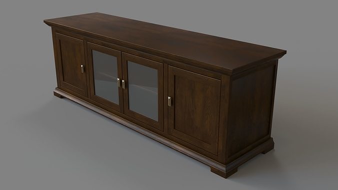 Crowne 72 Media Console 3D model