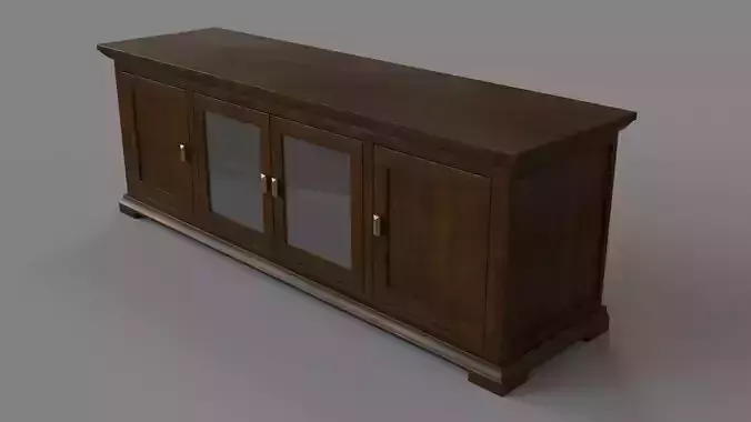 Crowne 72 Media Console 3D model
