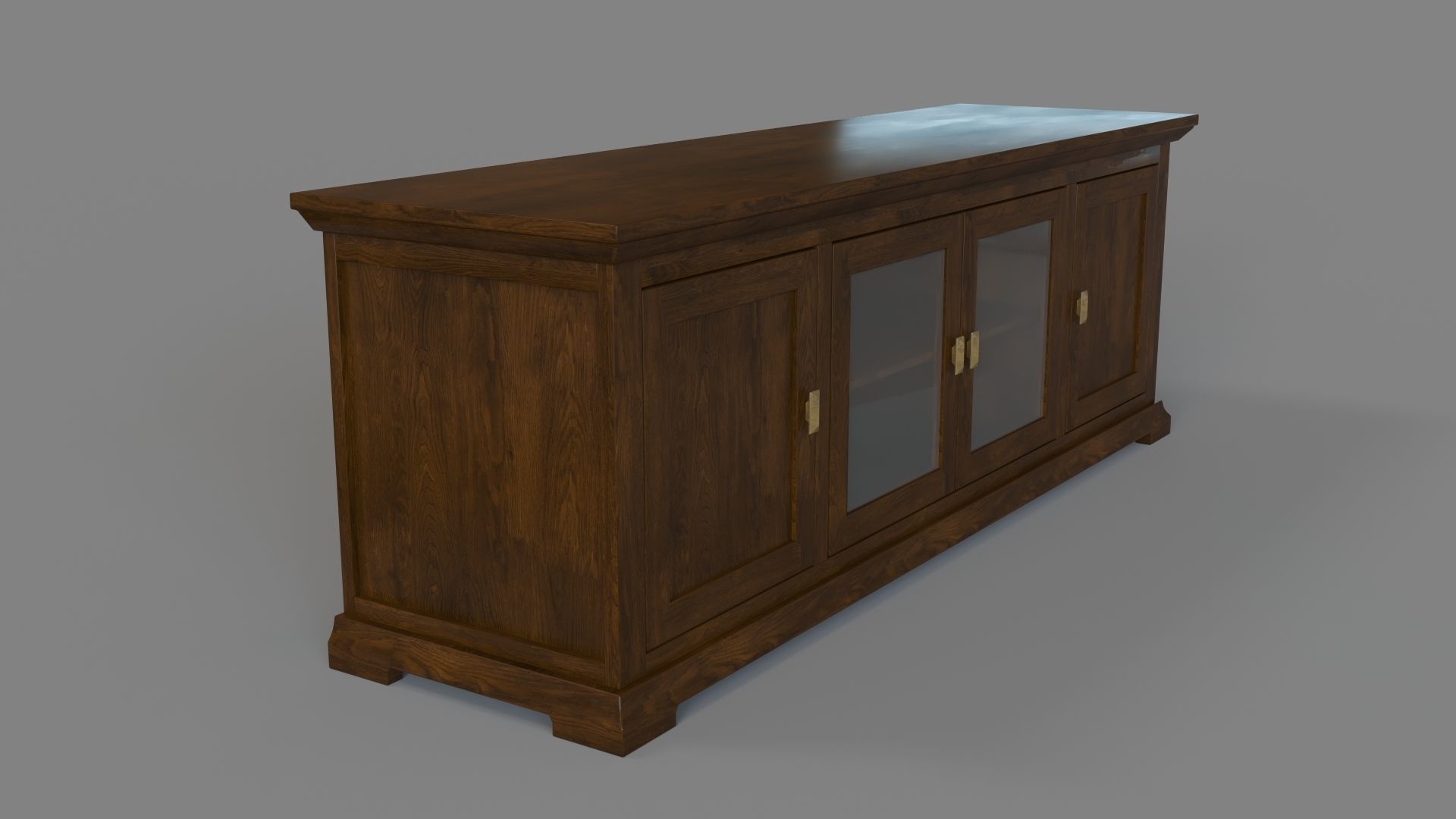 Crowne 72 Media Console 3D model_2