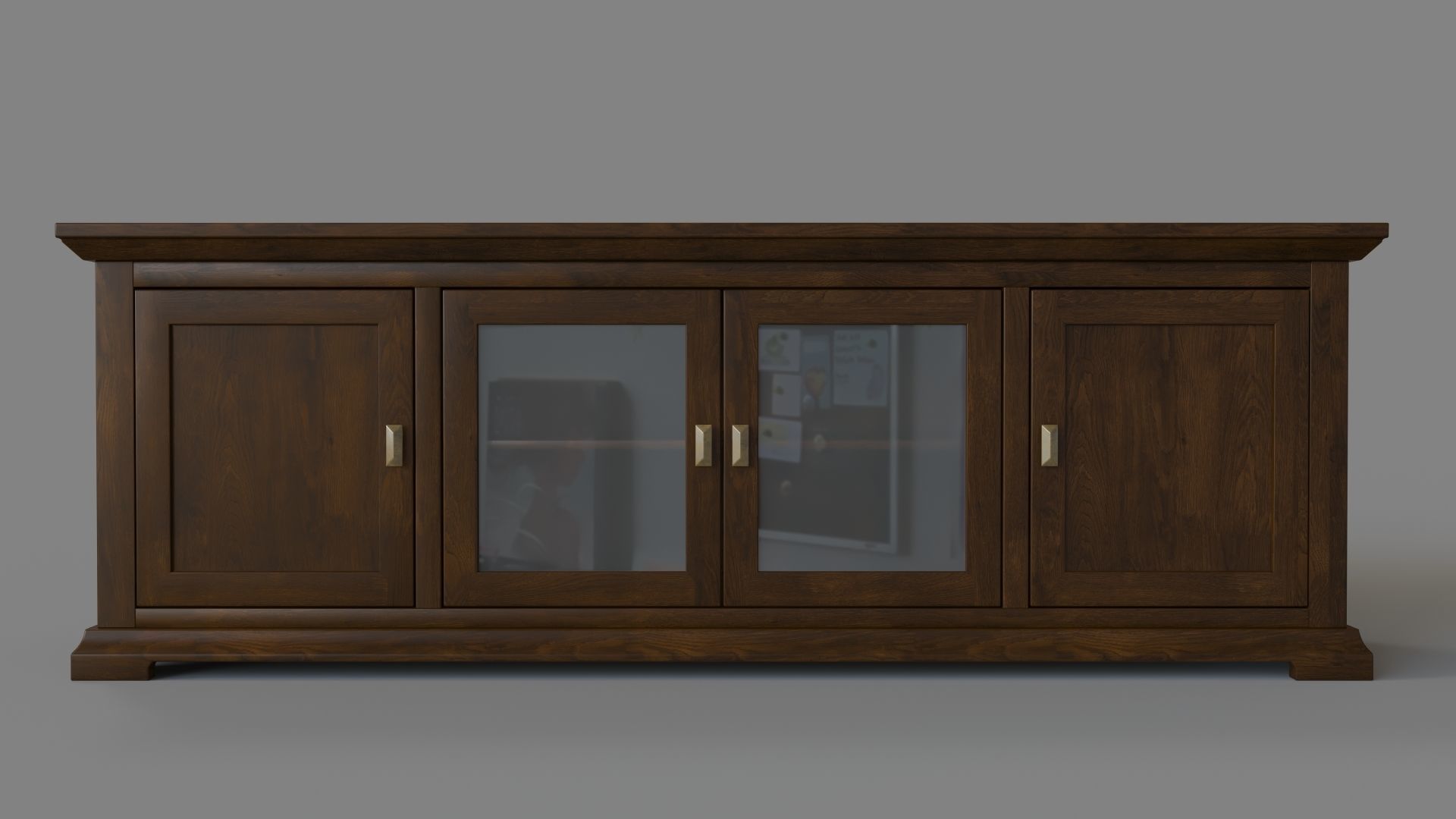 Crowne 72 Media Console 3D model_1