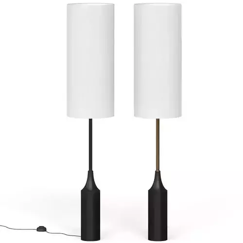 West Elm Hudson Diffused Floor Lamp 3D model