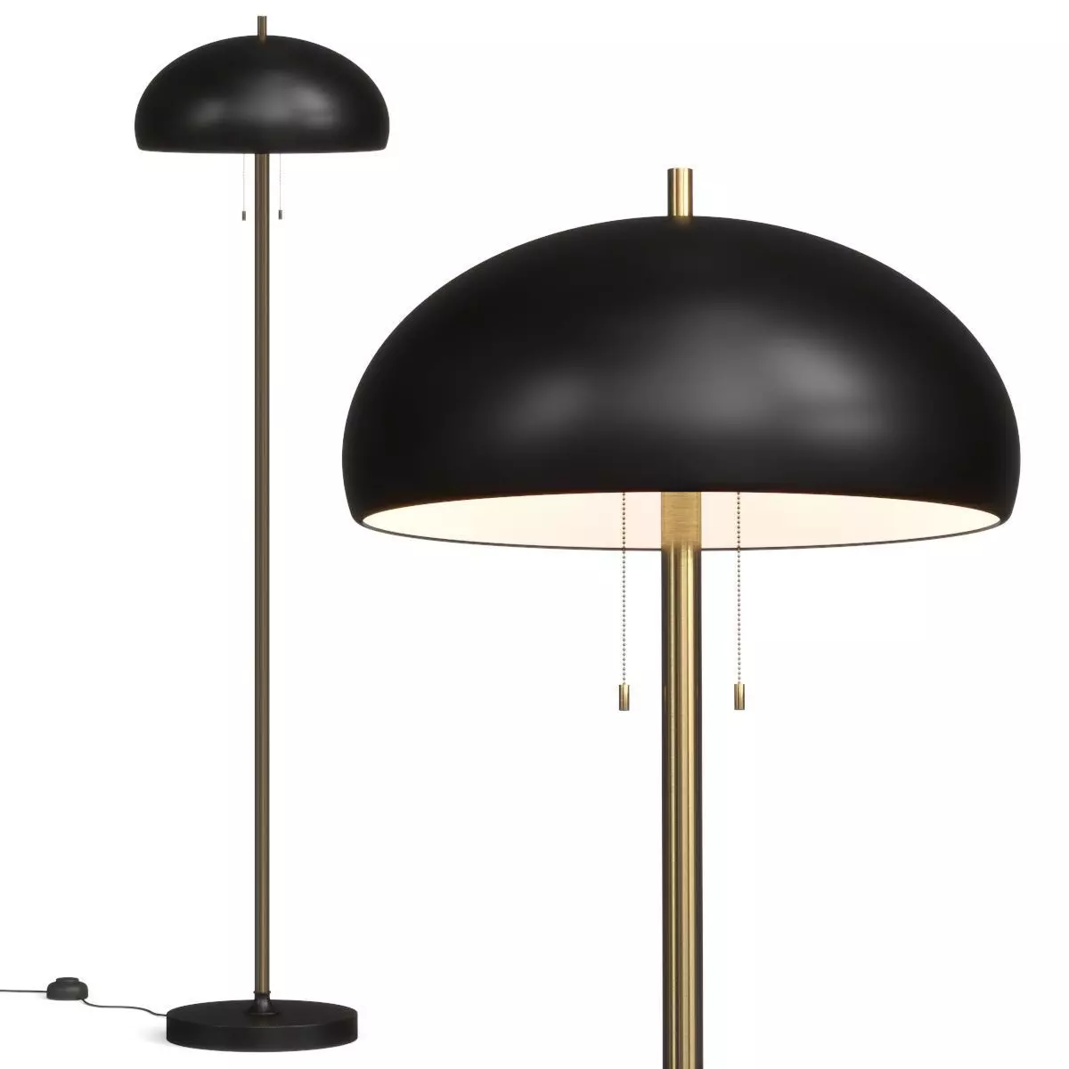 West Elm Cap Floor Lamp 3D model_0
