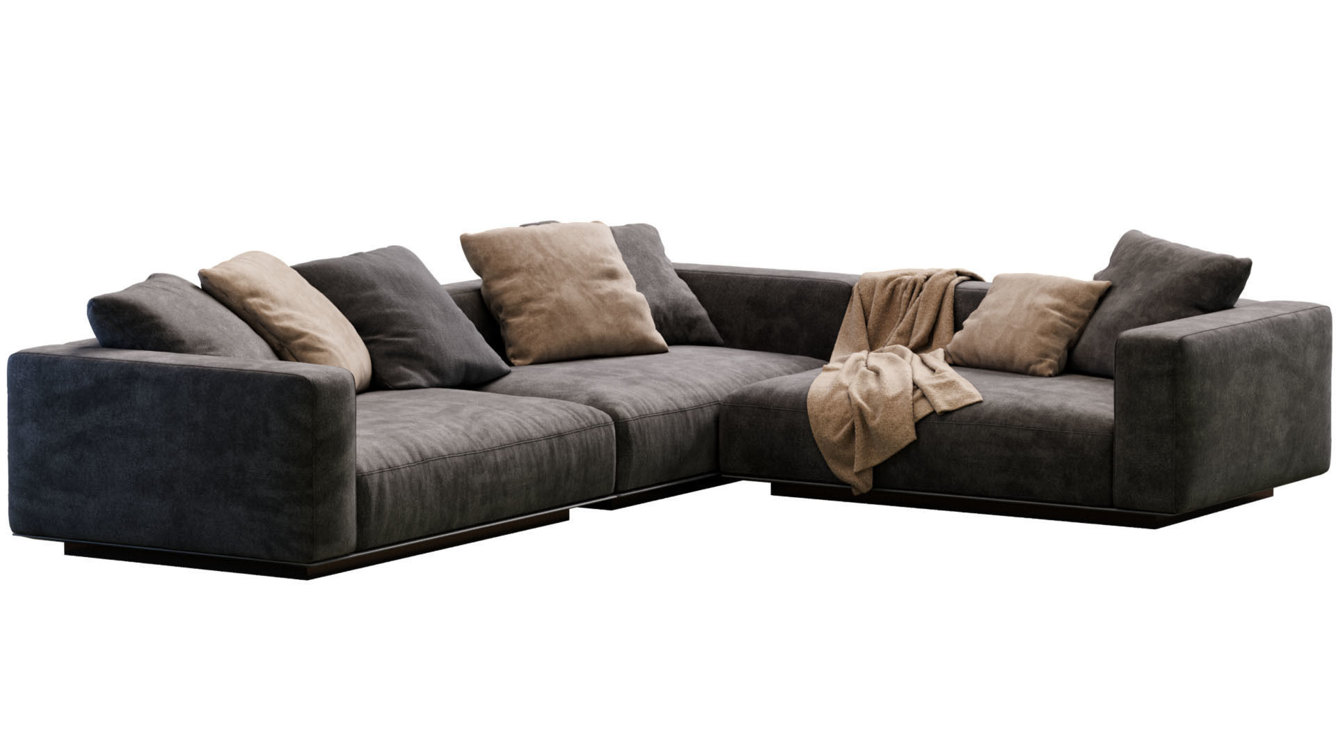 Sofa Grandemare By Flexform 3D model_5