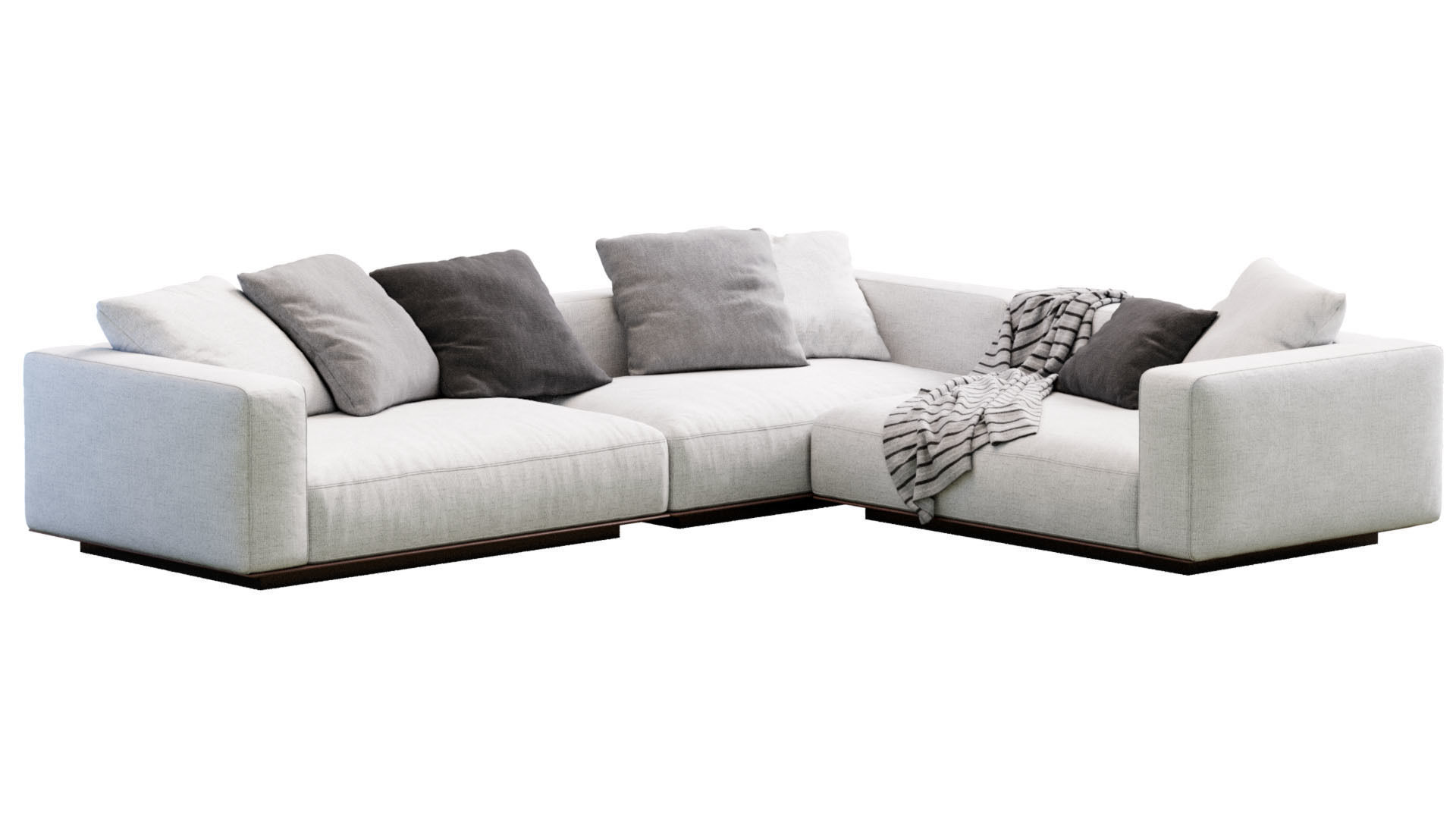 Sofa Grandemare By Flexform 3D model_13