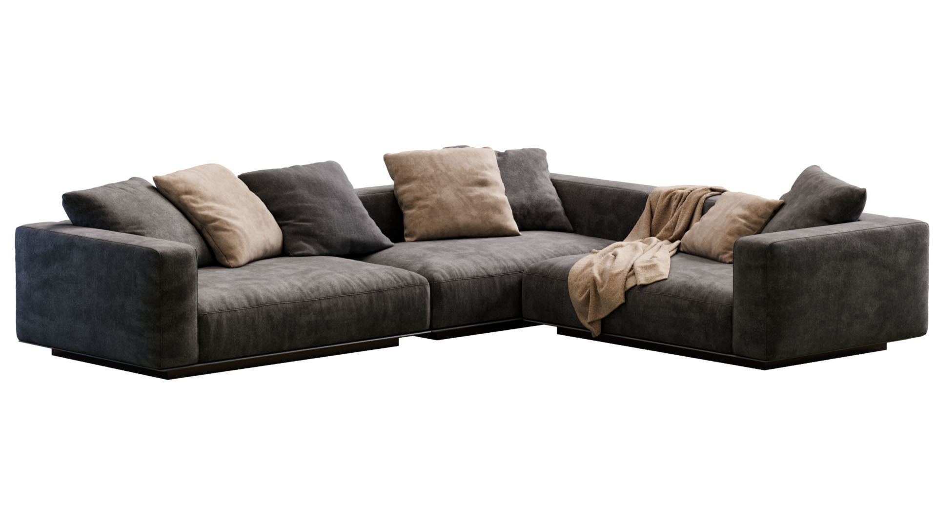 Sofa Grandemare By Flexform 3D model_3