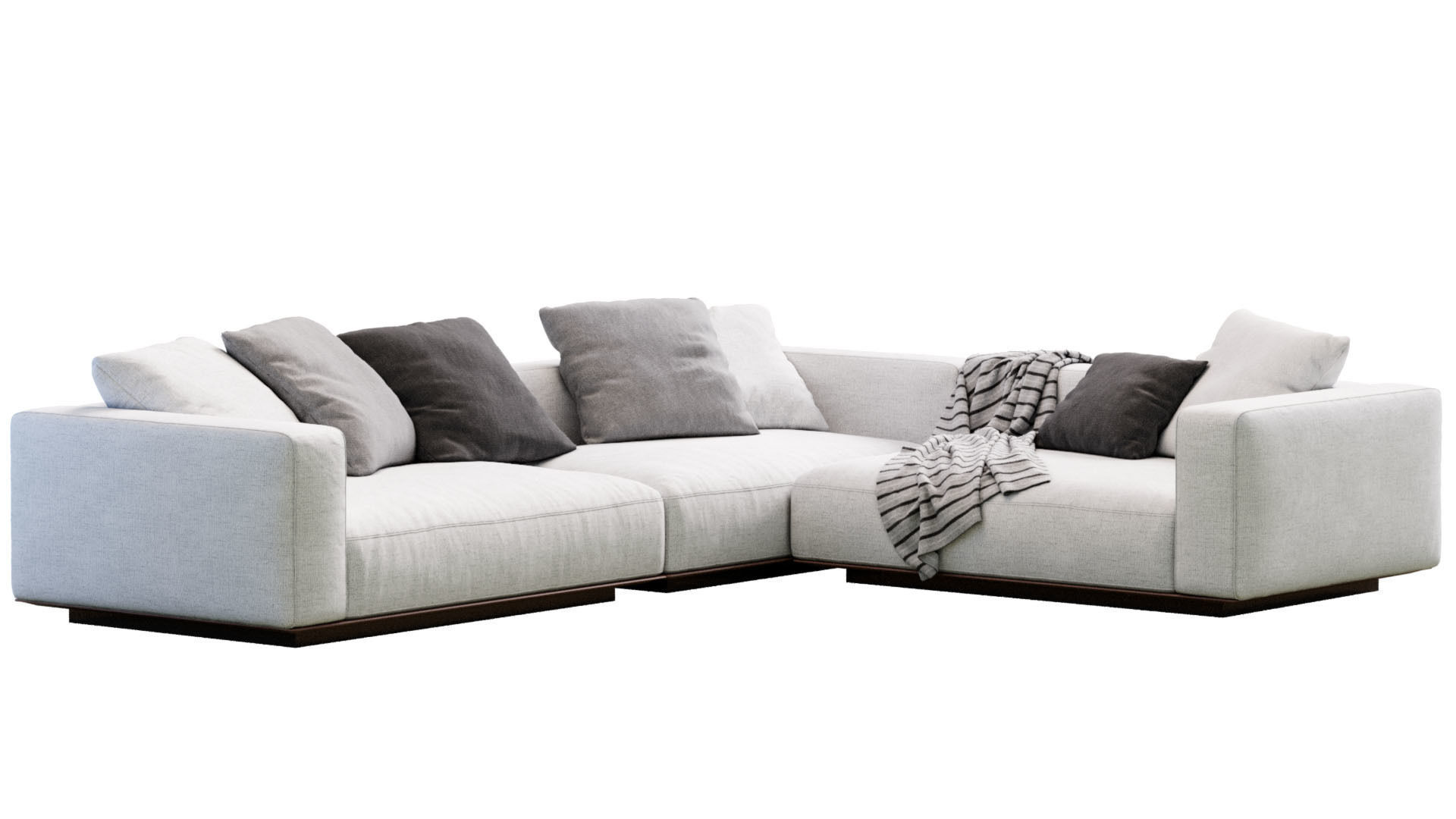 Sofa Grandemare By Flexform 3D model_7