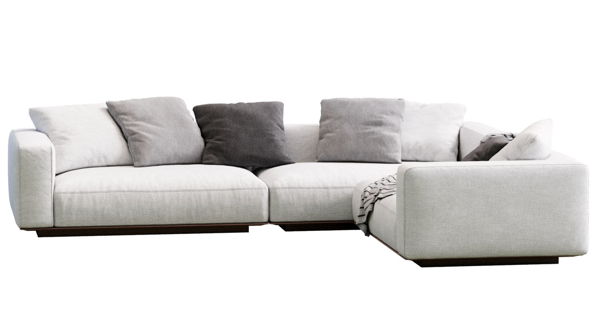 Sofa Grandemare By Flexform 3D model_12