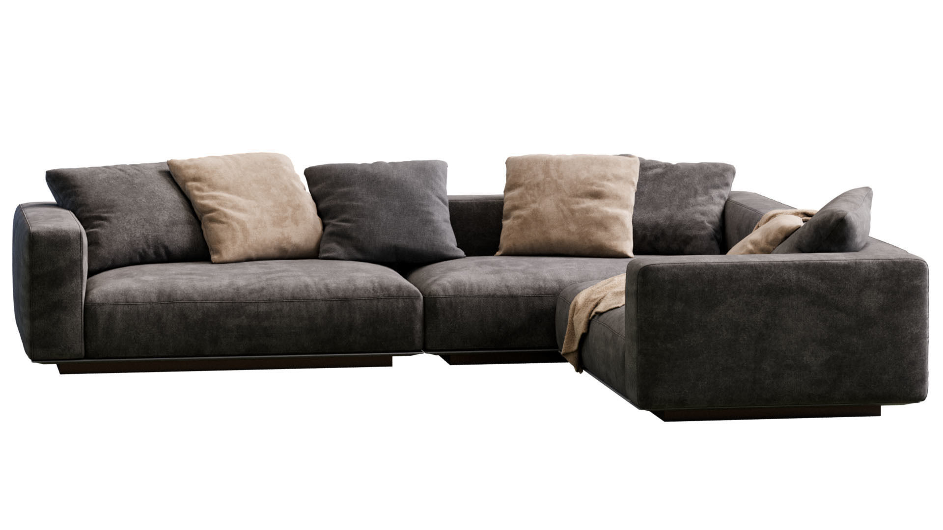 Sofa Grandemare By Flexform 3D model_2