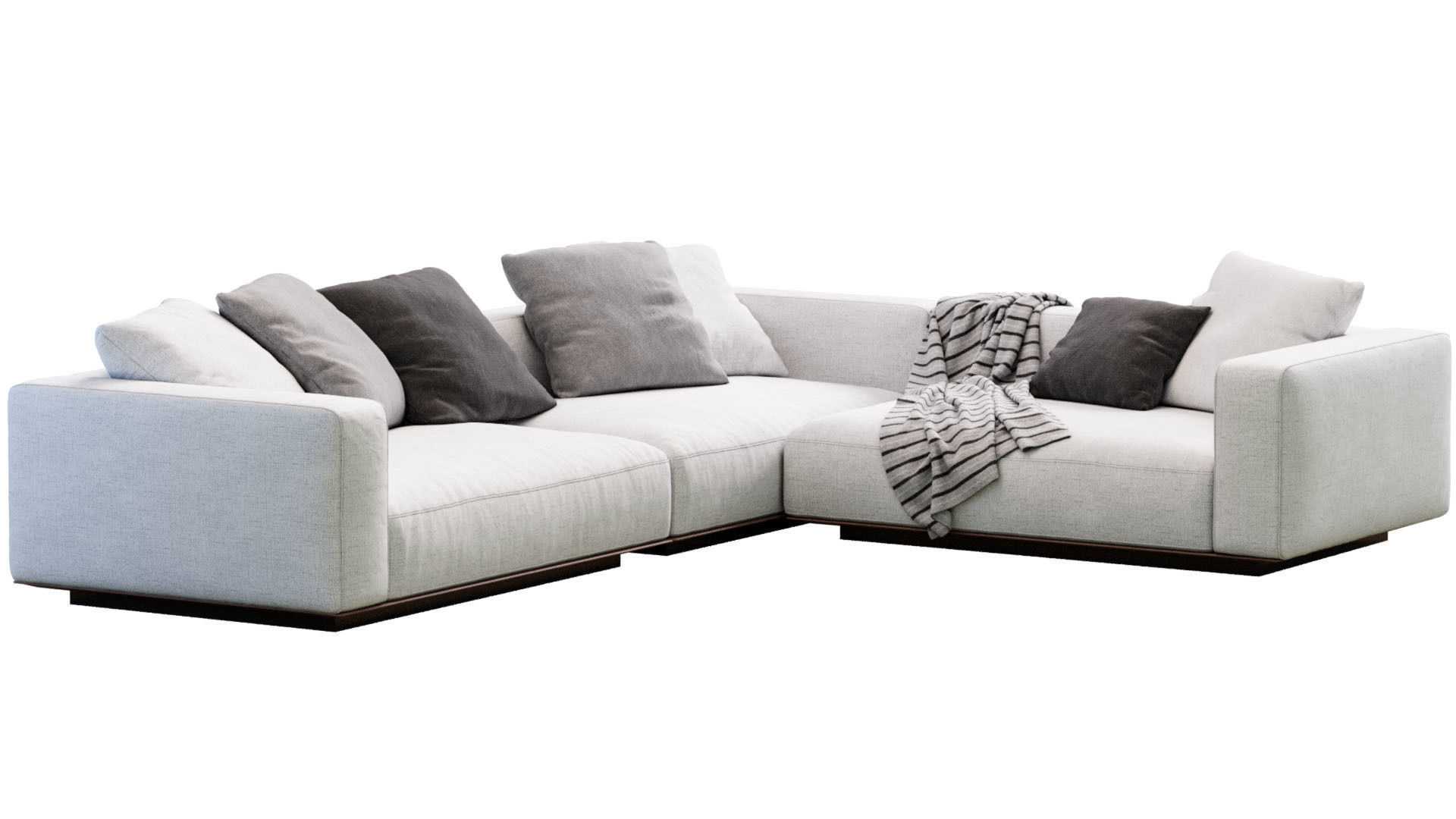 Sofa Grandemare By Flexform 3D model_15