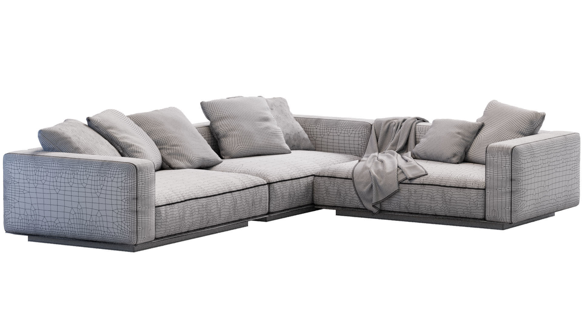Sofa Grandemare By Flexform 3D model_6