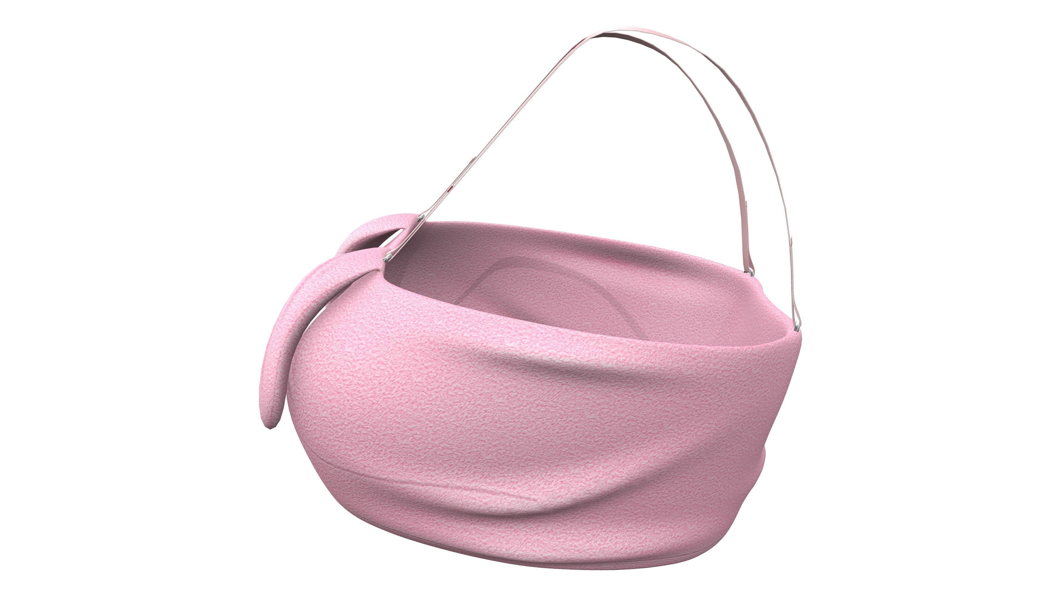 Plush Bralet Top Low-poly 3D model_3