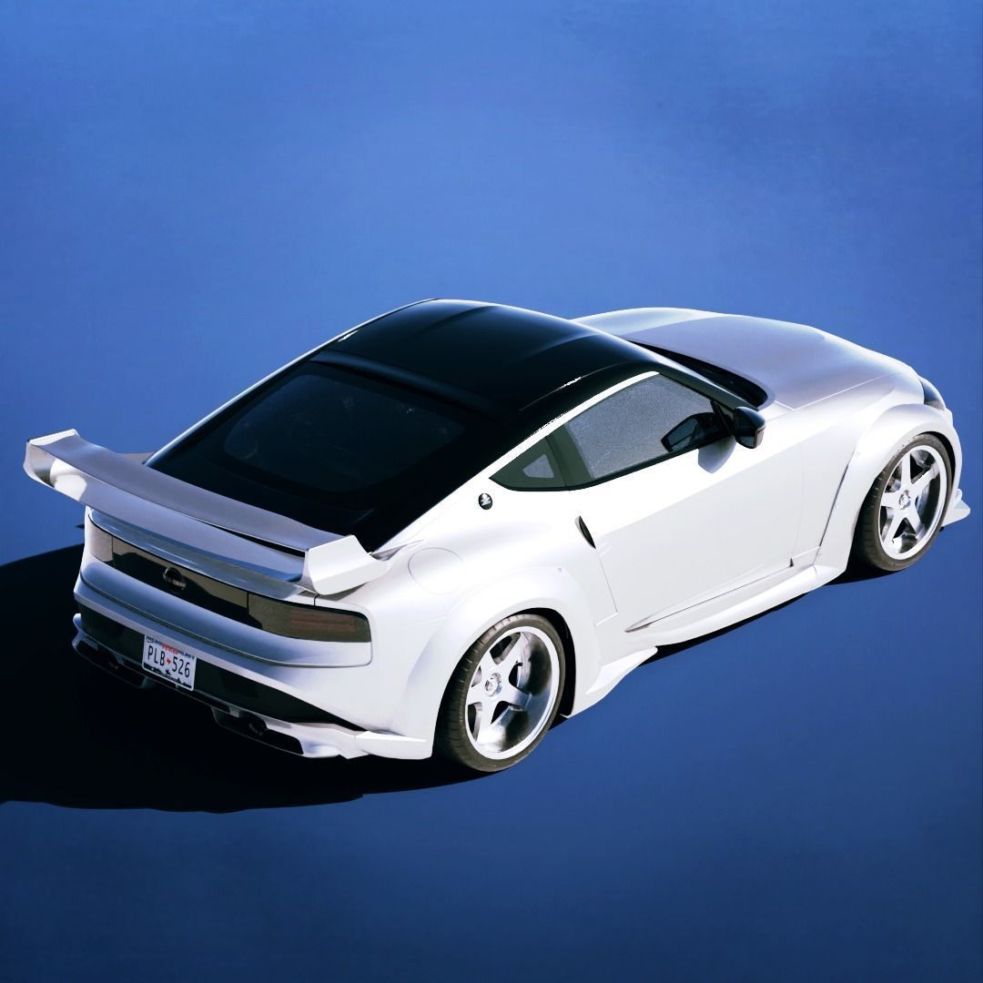 Nissan 400Z Veilside Fortune 2021 3D model_2