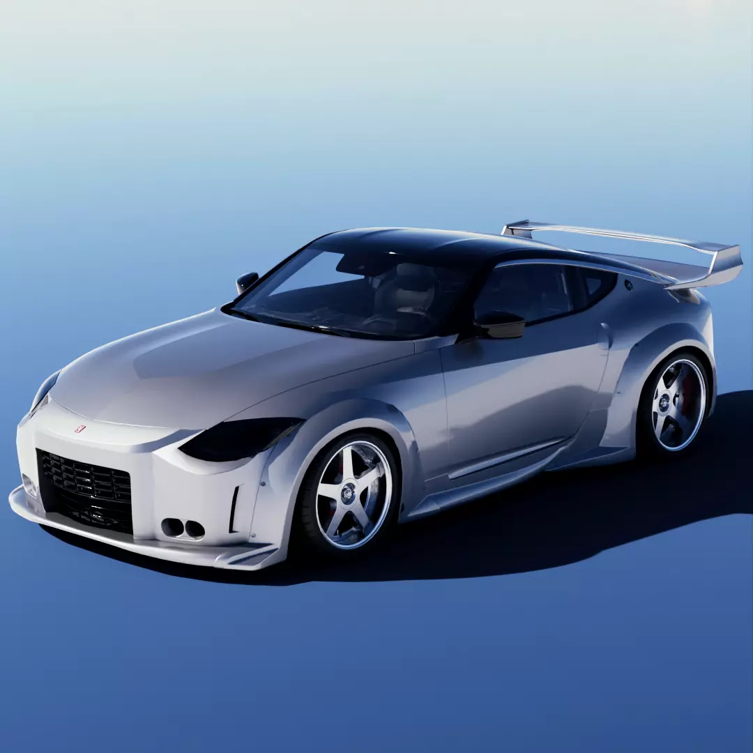 Nissan 400Z Veilside Fortune 2021 3D model_0