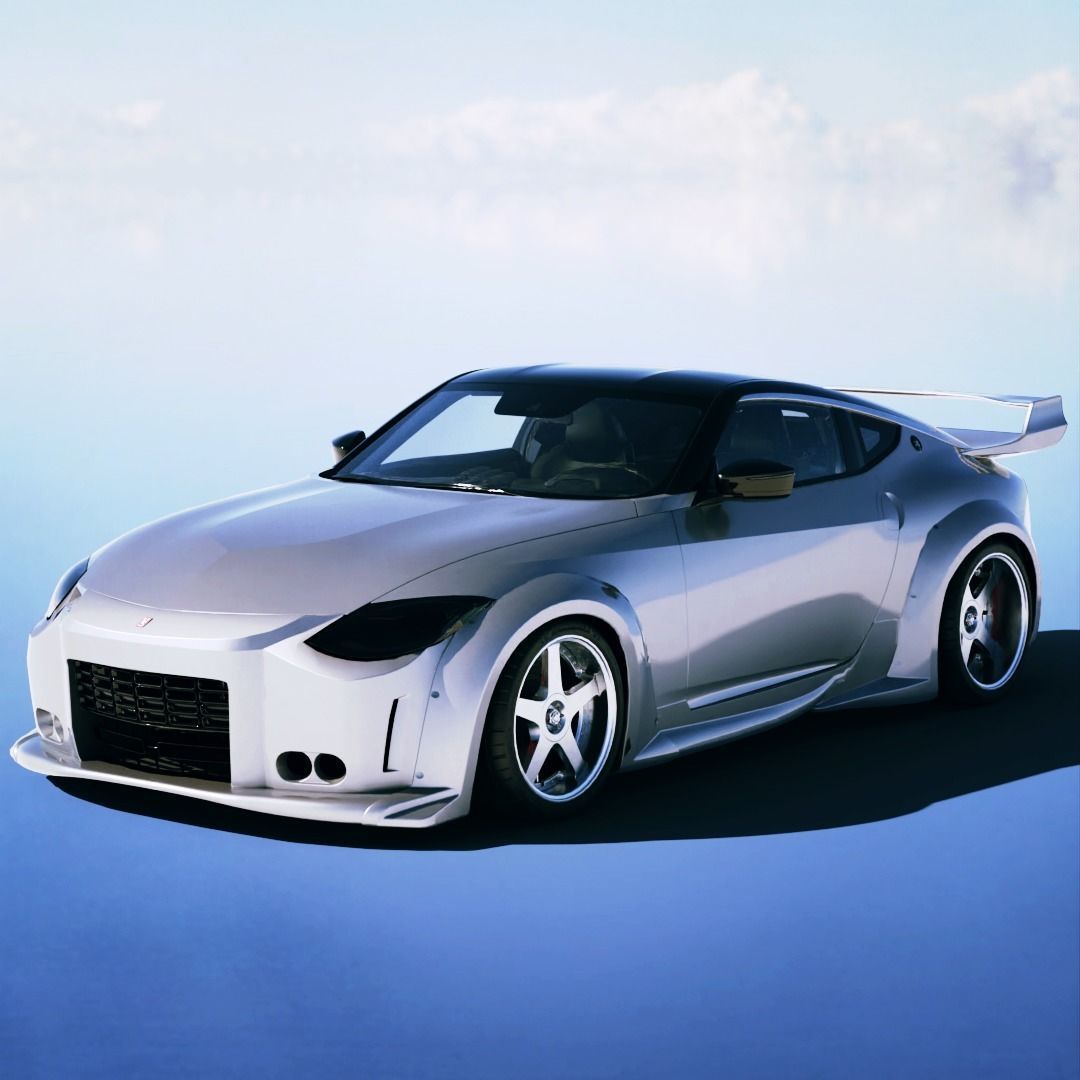 Nissan 400Z Veilside Fortune 2021 3D model_3
