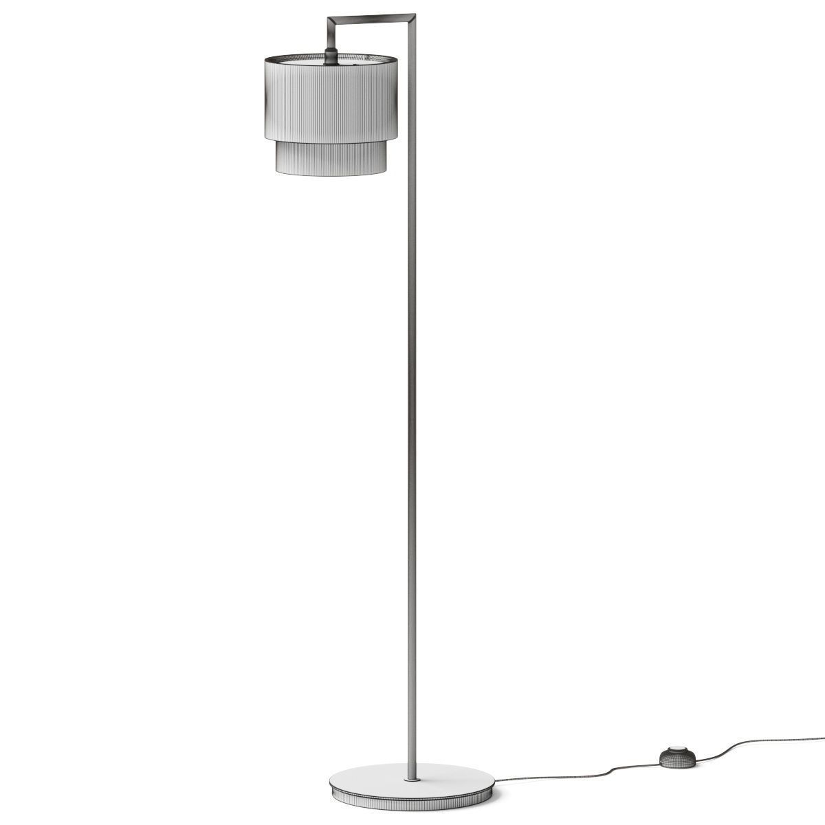 Arteriors Nolan Floor Lamp 3D model_1