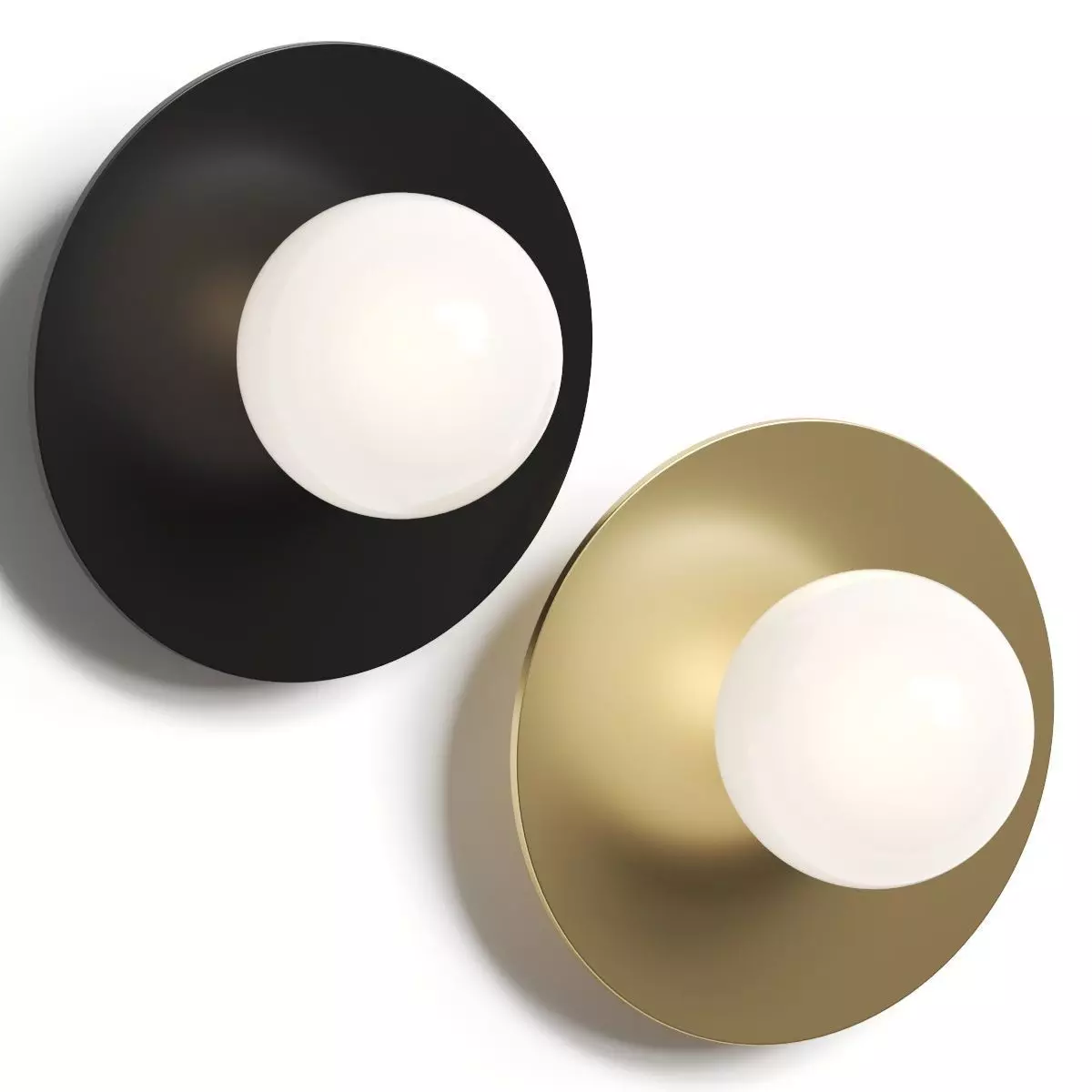 Nodes Large Angled Sconce by Kelly Wearstler Wall Lamp 3D model_0