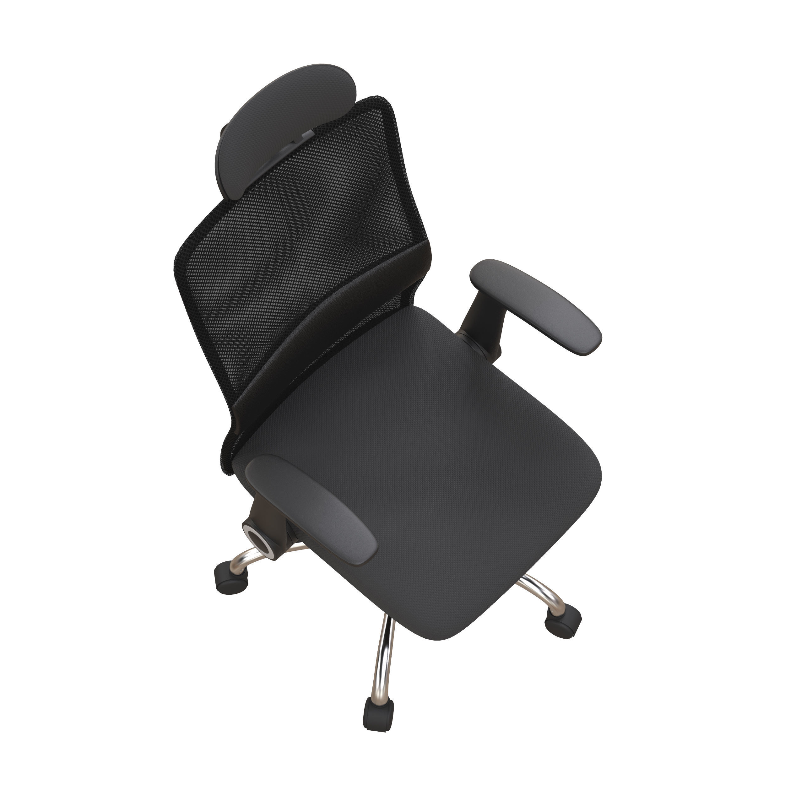 Office chair 3D model_2