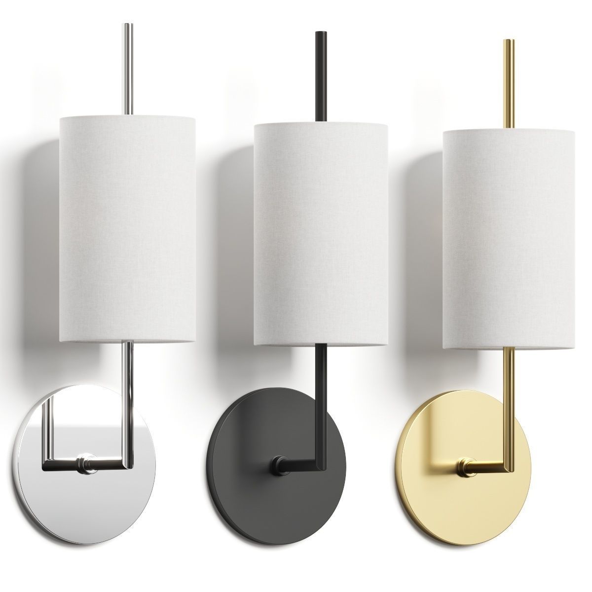 Lulu and Georgia Yebba Sconce Wall Lamp 3D model_1