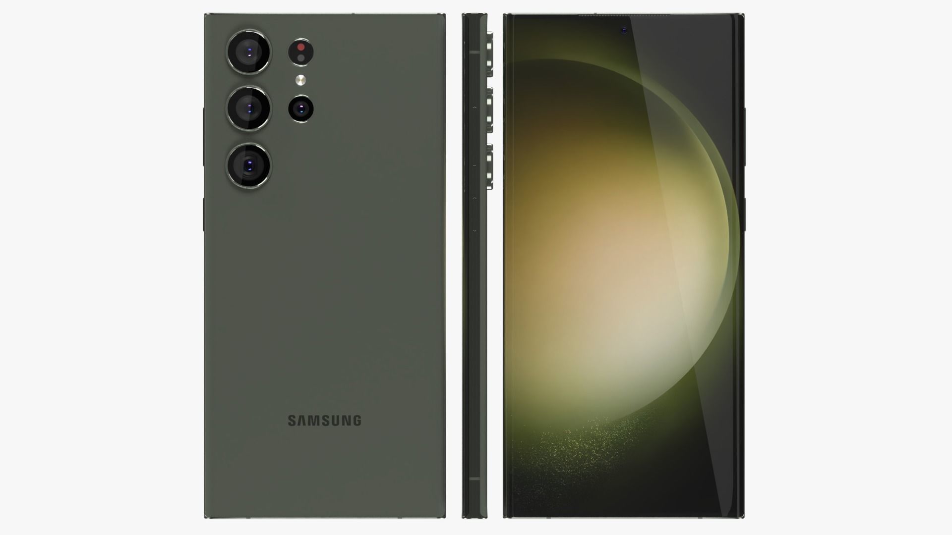 Samsung Galaxy S23 Ultra Green 3D model_2