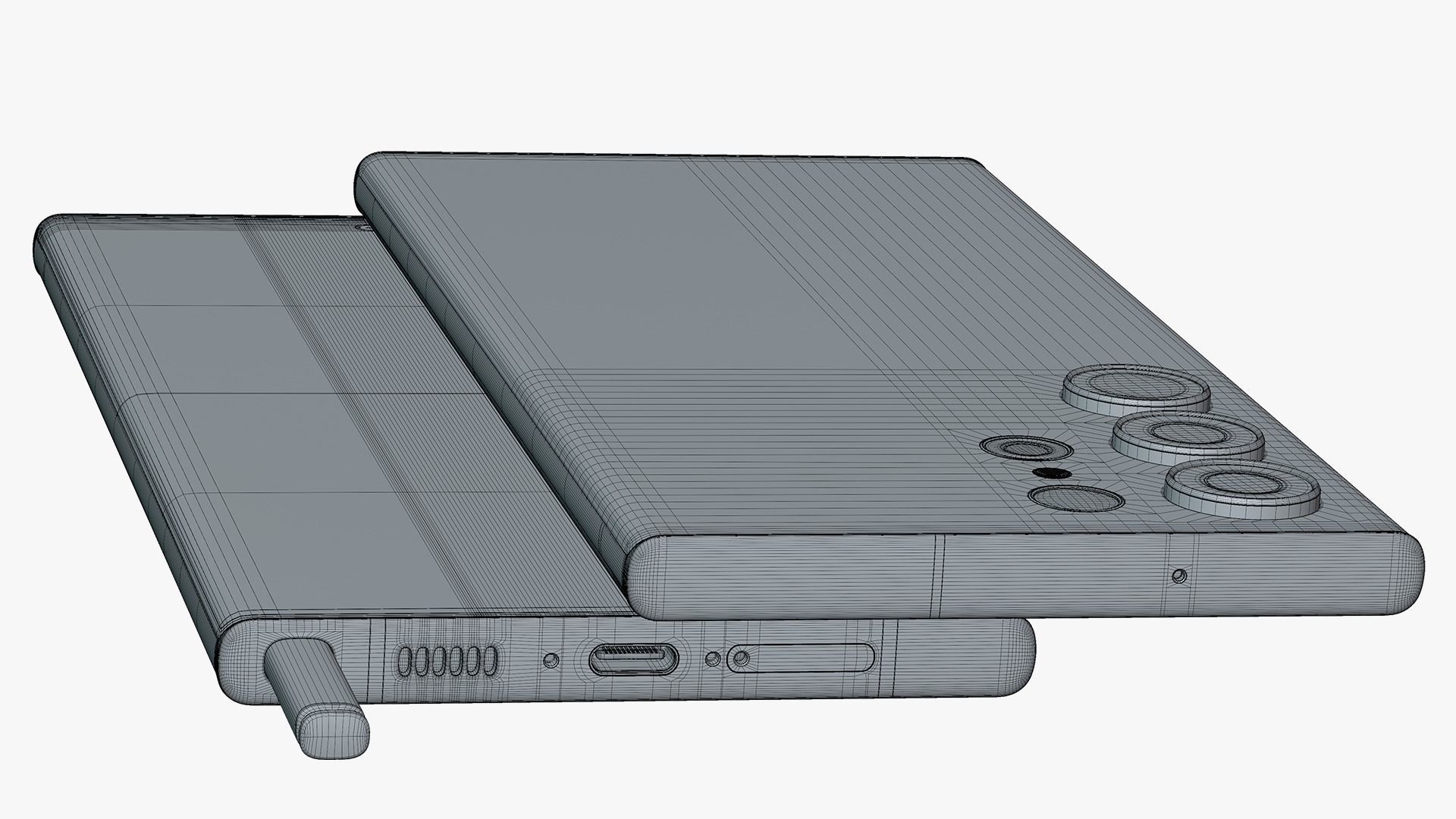 Samsung Galaxy S23 Ultra Green 3D model_16