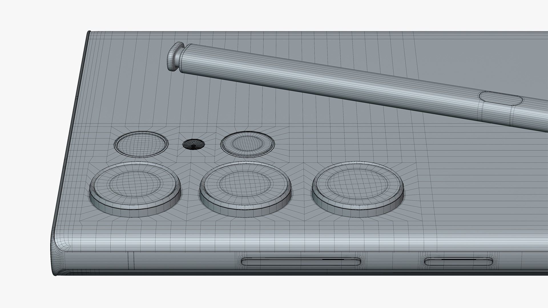 Samsung Galaxy S23 Ultra Green 3D model_15