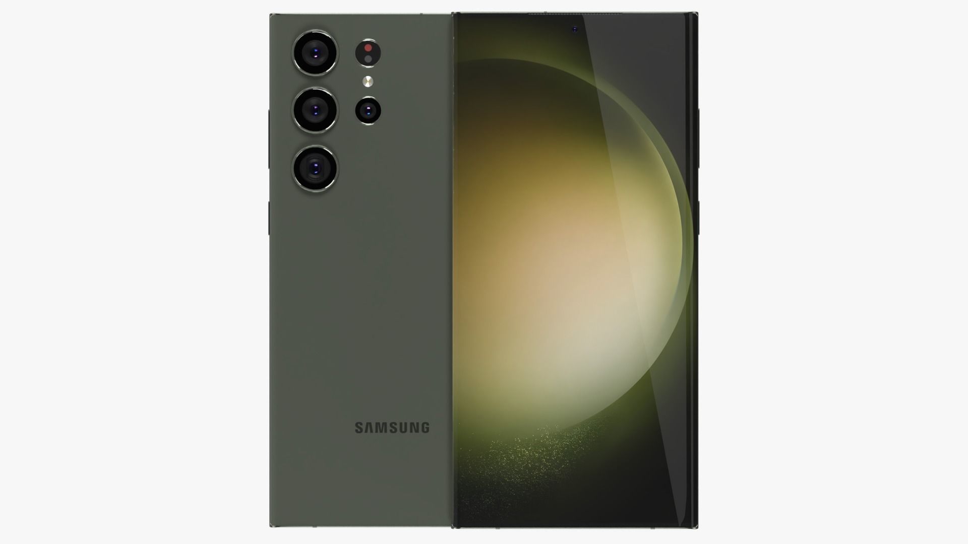 Samsung Galaxy S23 Ultra Green 3D model_1