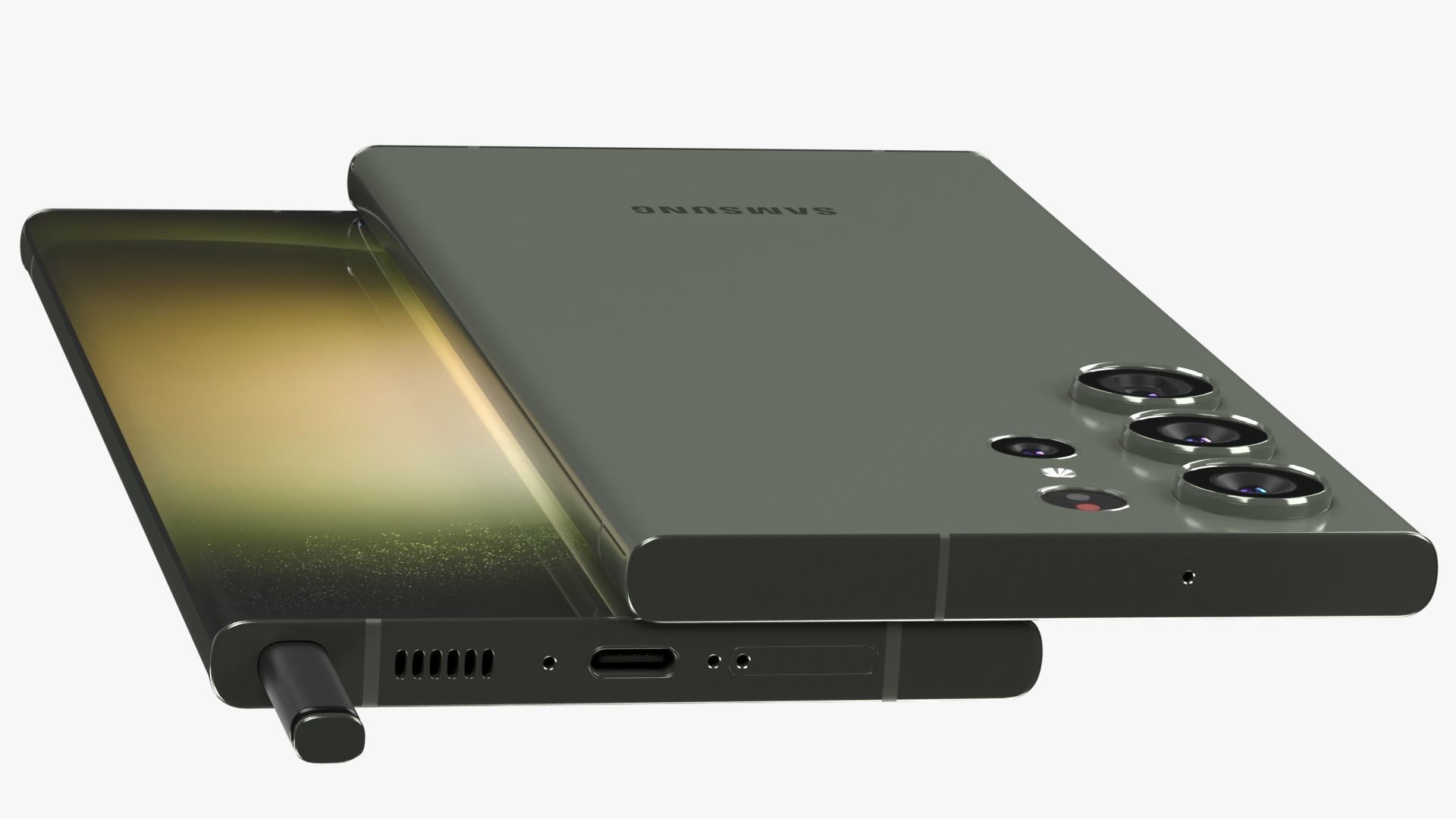 Samsung Galaxy S23 Ultra Green 3D model_6