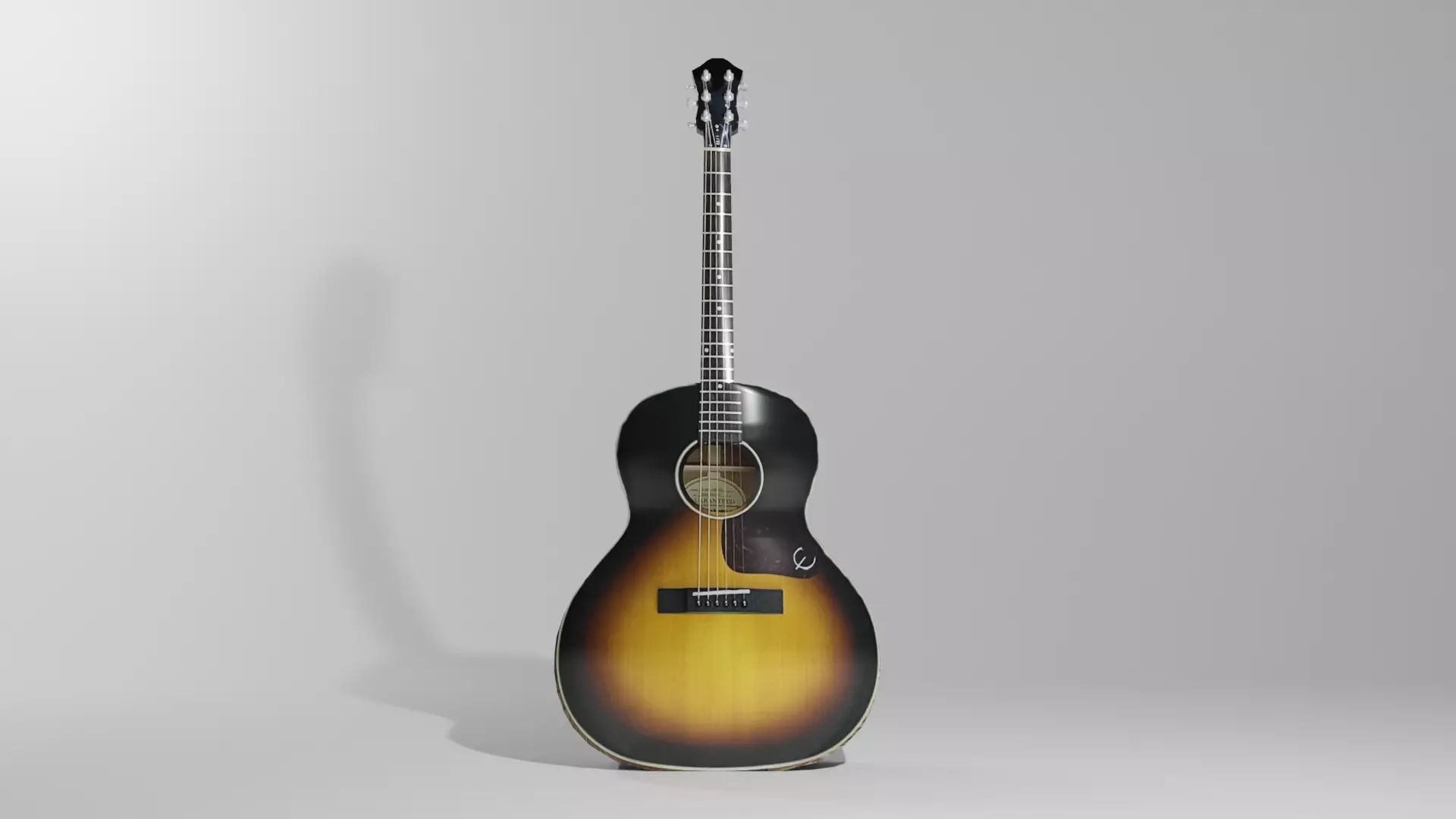 Guitar acoustic Free 3D model