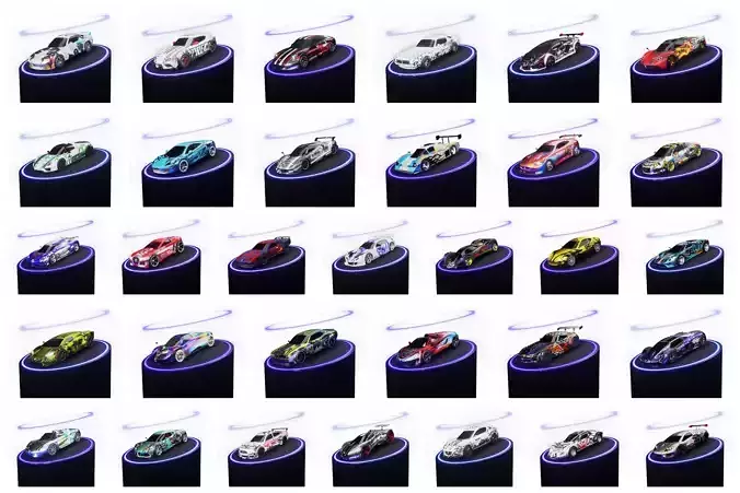 Graffiti texture 36 car pack