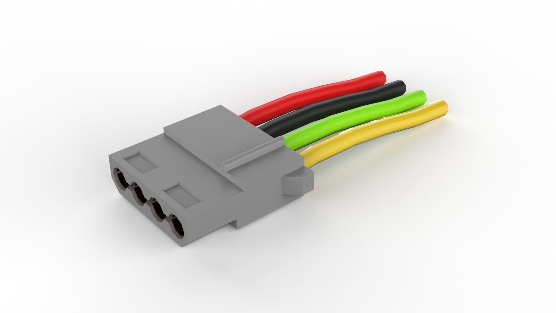 COMPUTER DRIVER POWER SOCKET 3D model_1